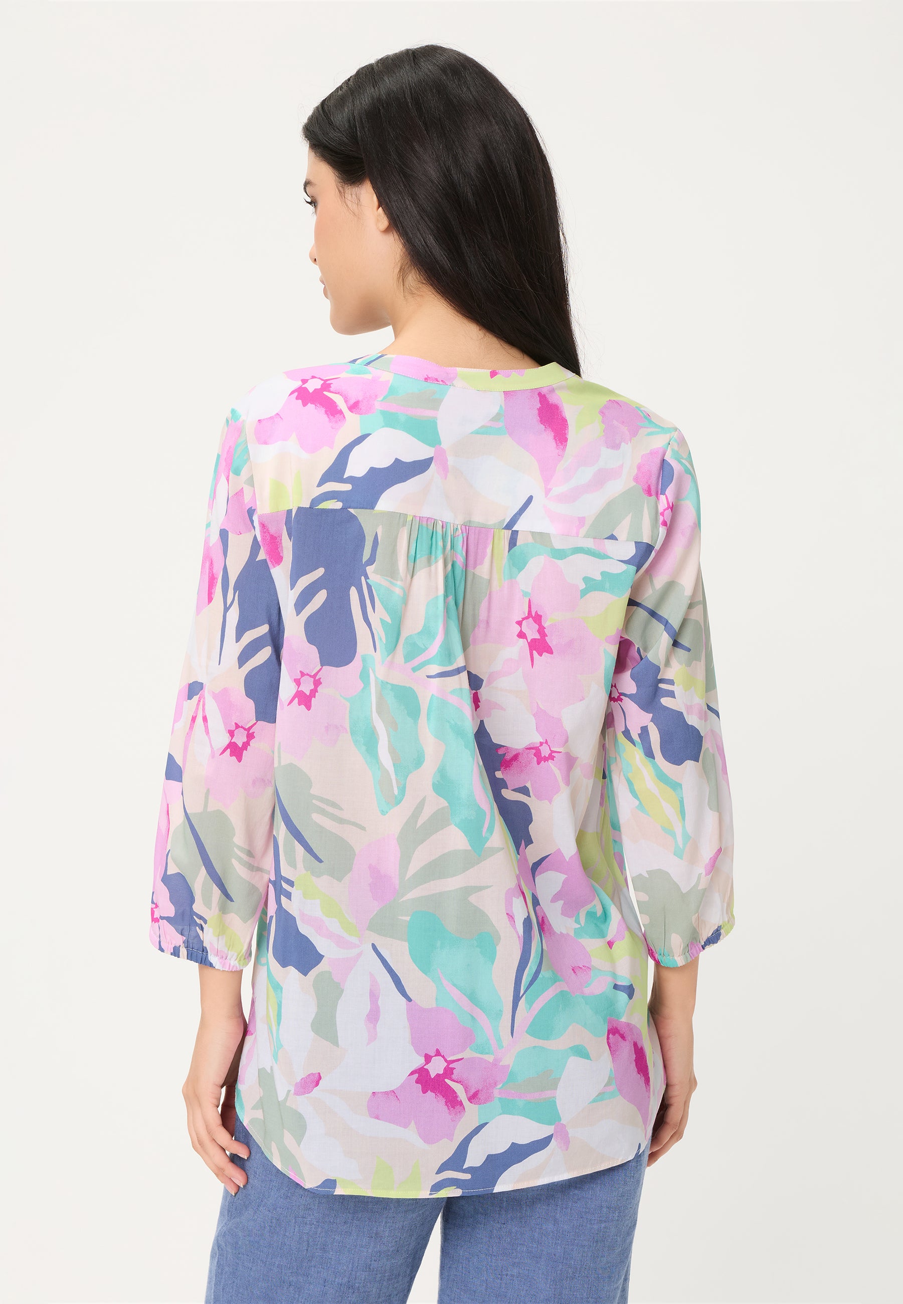 Olsen Damen Blusen Pool Blue