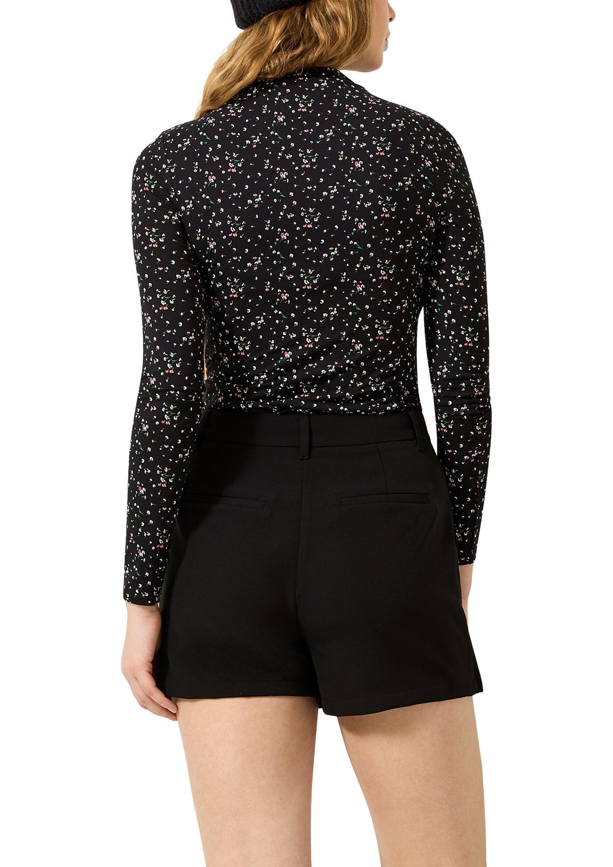 QS by S.Oliver Damen T-Shirts A Grey/Black