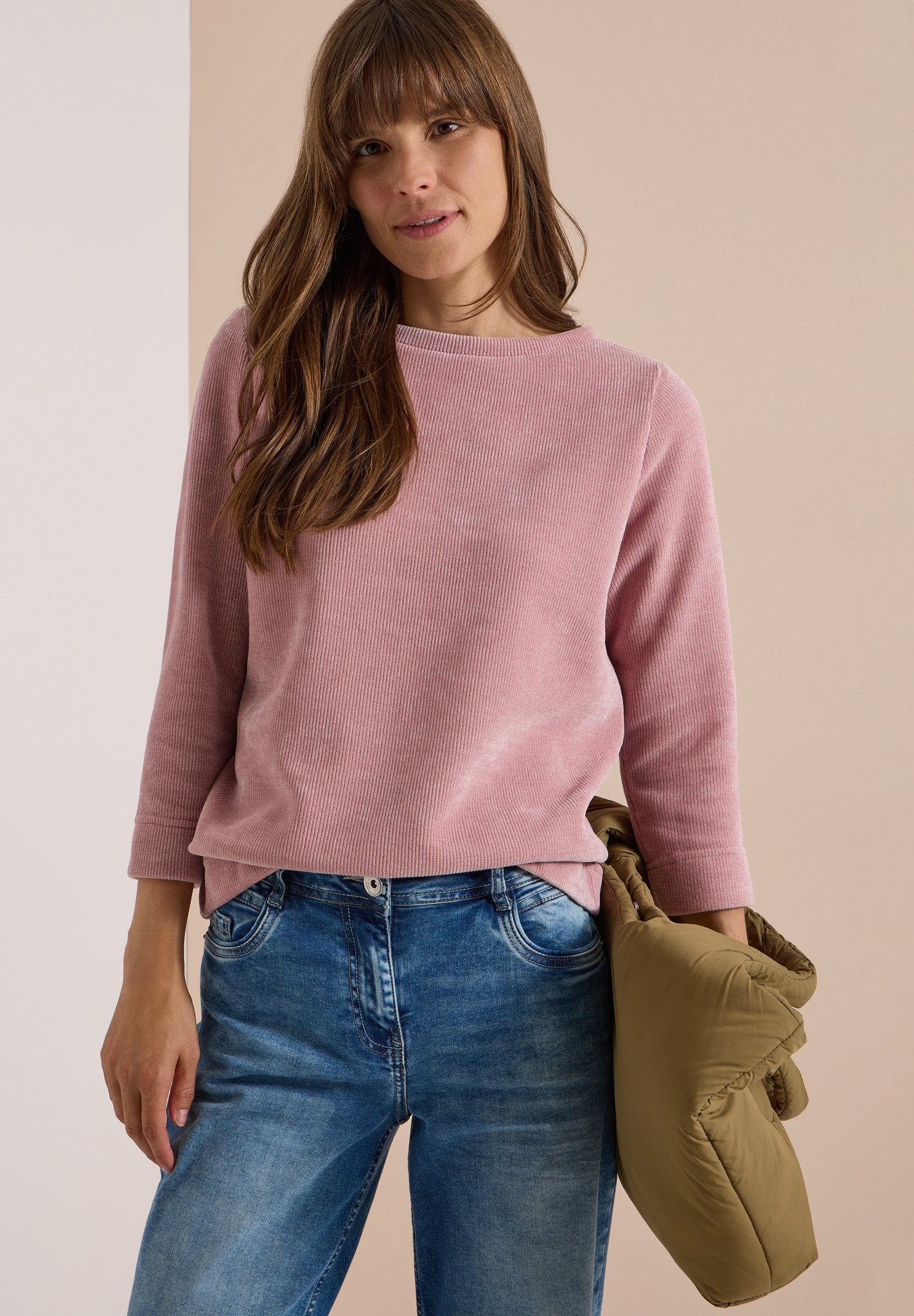 Cecil Damen T-Shirts Velvet Ro