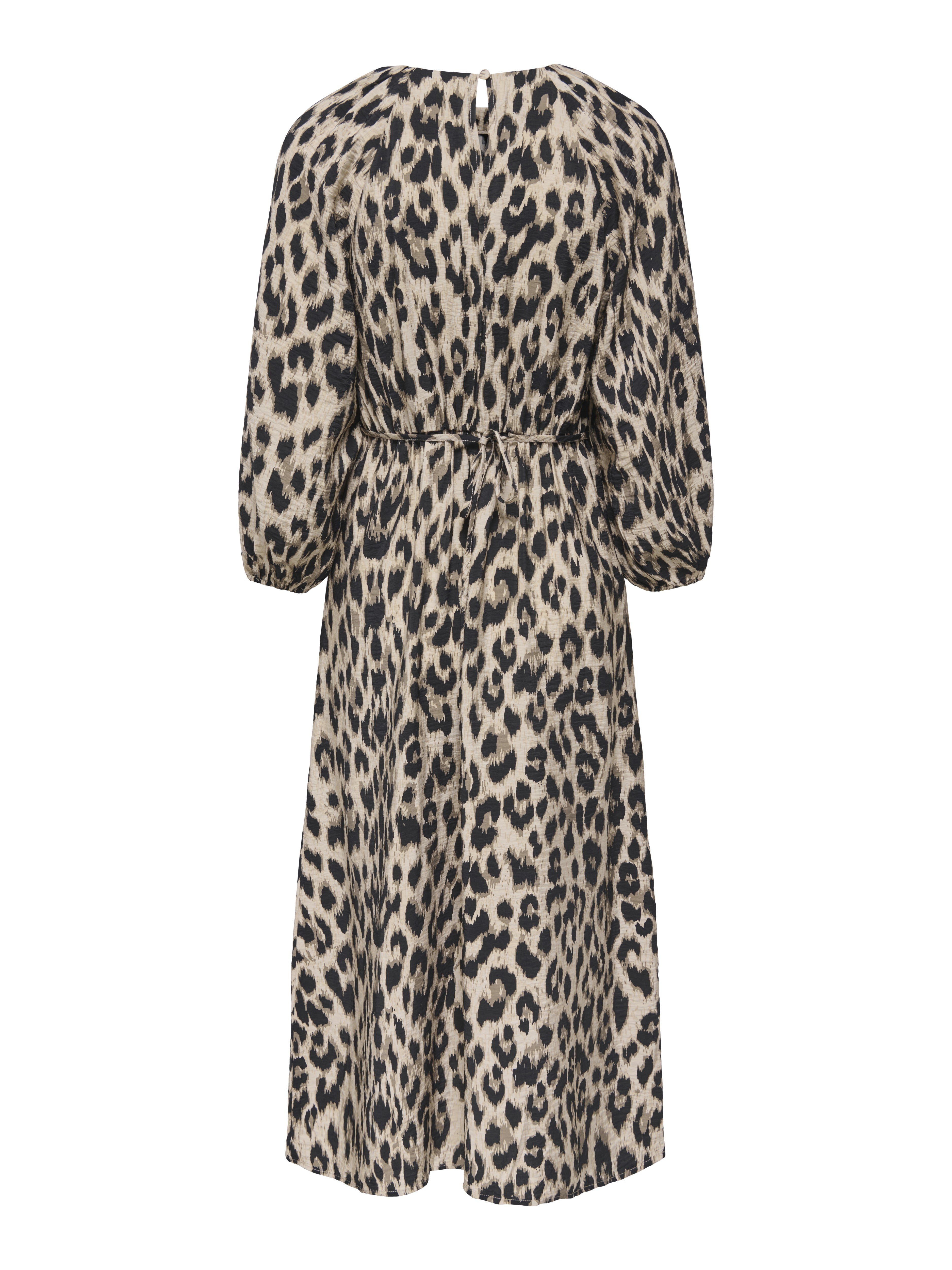 only Damen Kleider Humus/Black Leo