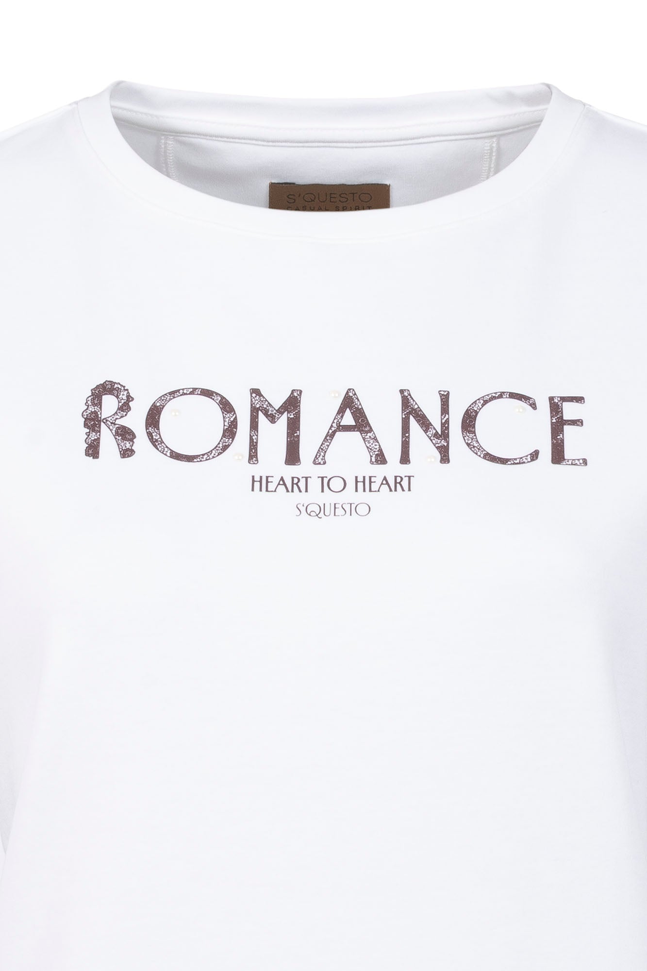 Soquesto Damen T-Shirts Offwhite