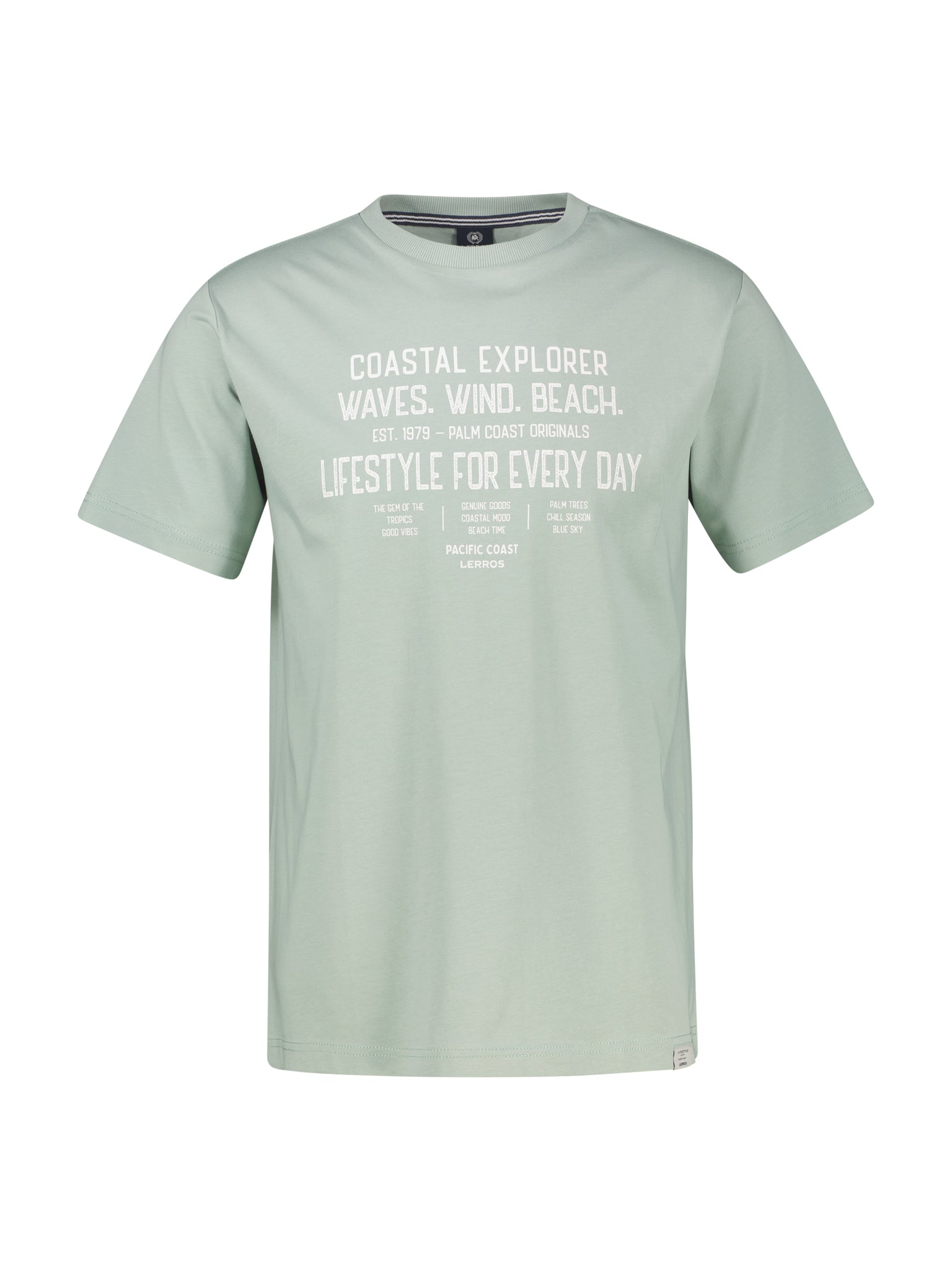 Lerros Herren T-Shirts kurz Bay Green