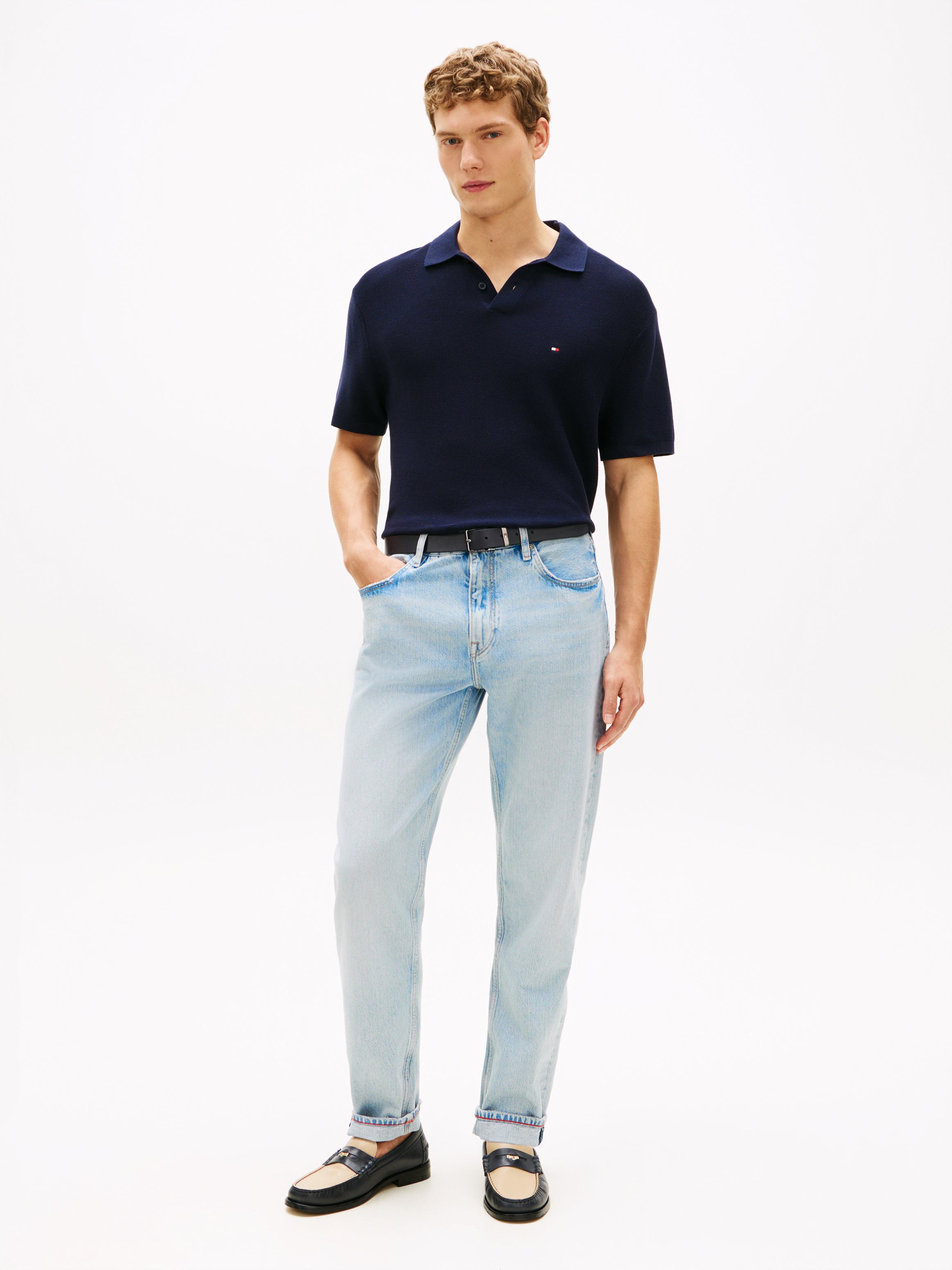 Tommy Hilfiger Herren Pullover Dw Blue