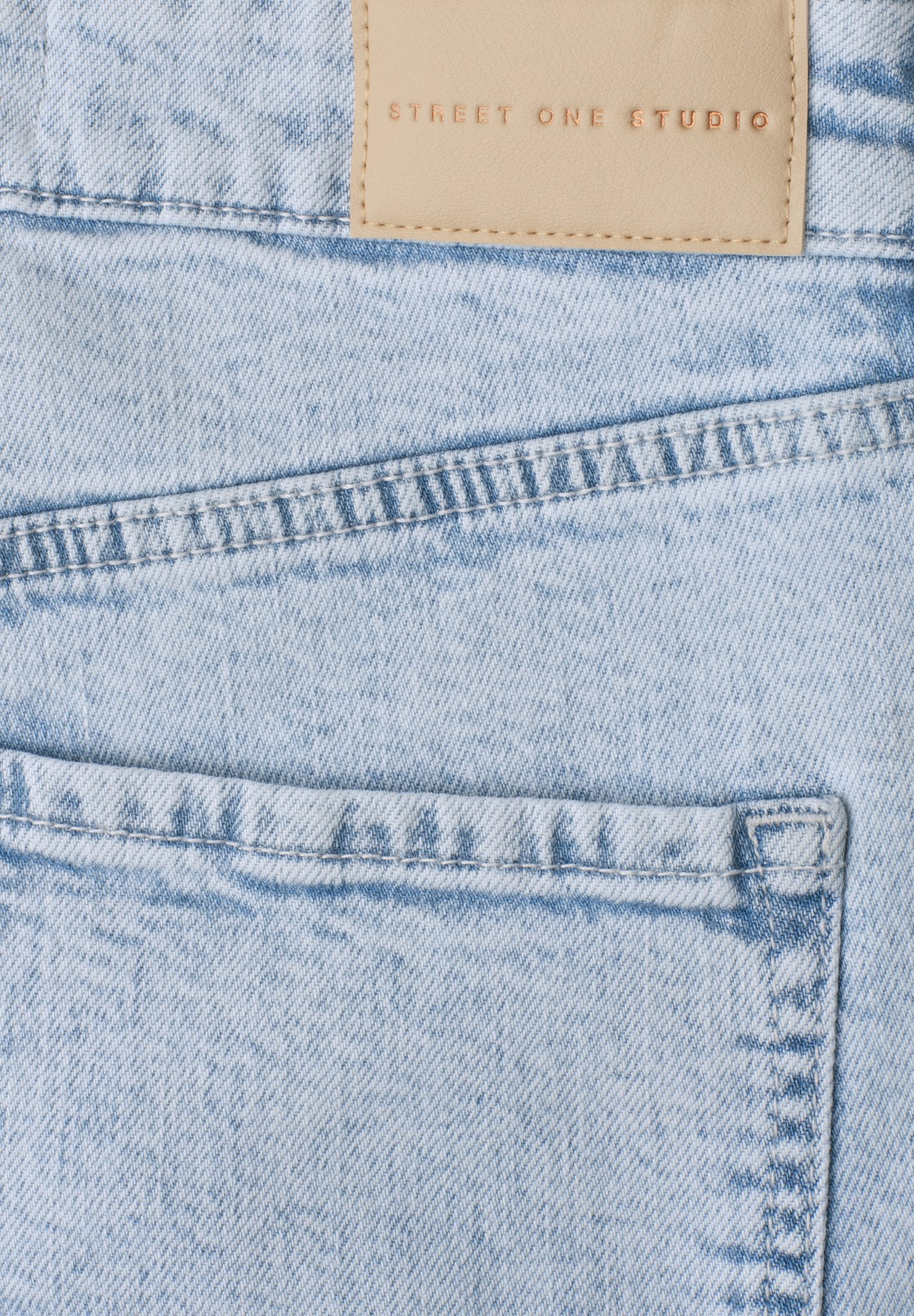 Street One Studio Damen Hosen  Bleached