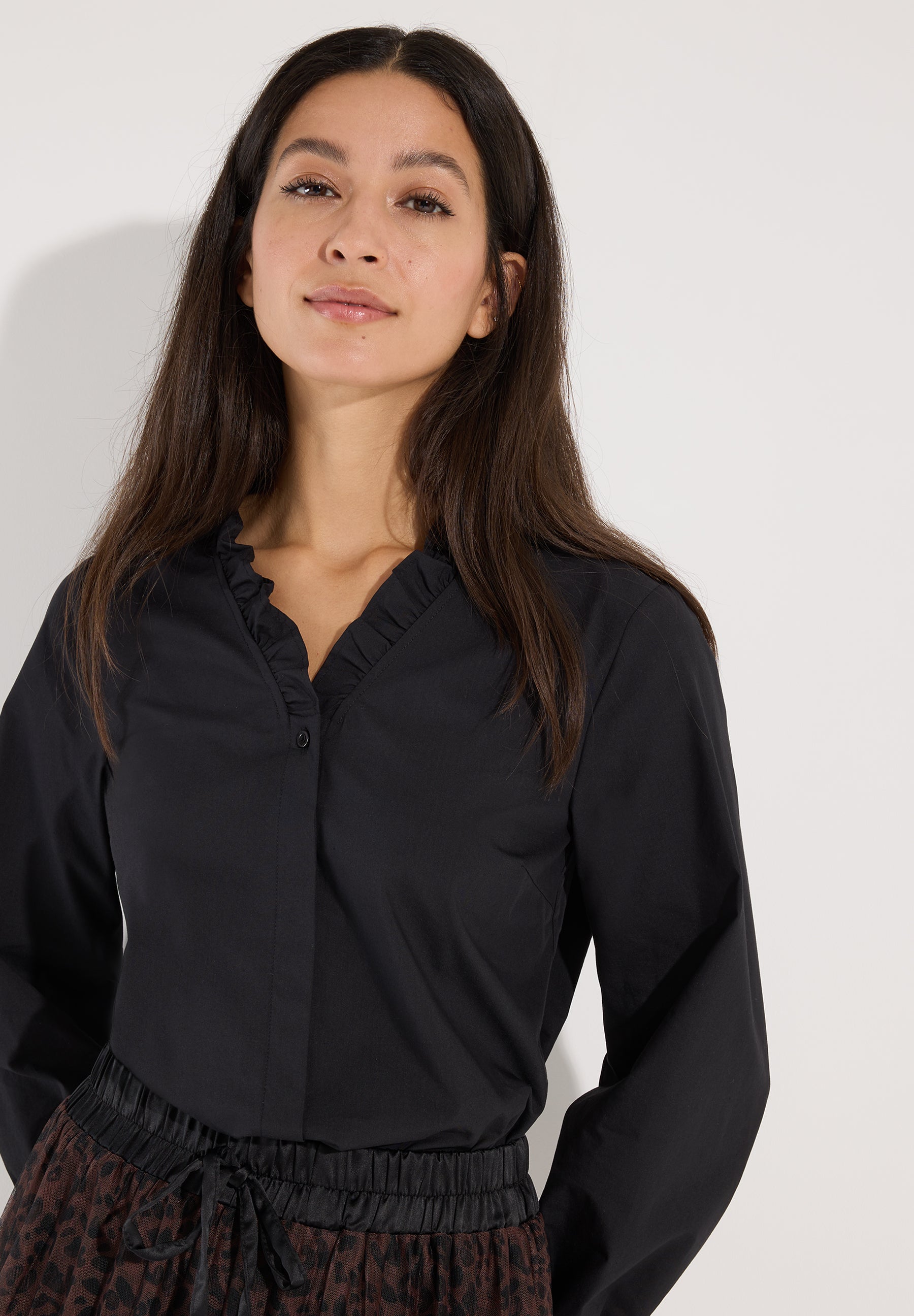 More & More Damen Blusen  Black