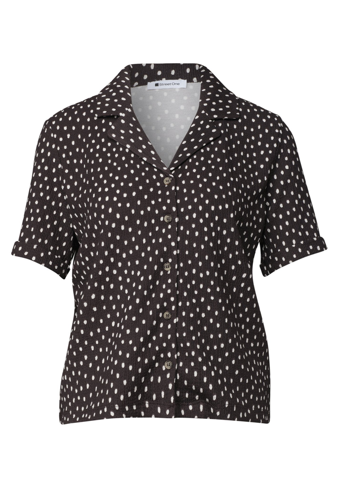 Street One Damen T-Shirts  Black Cof