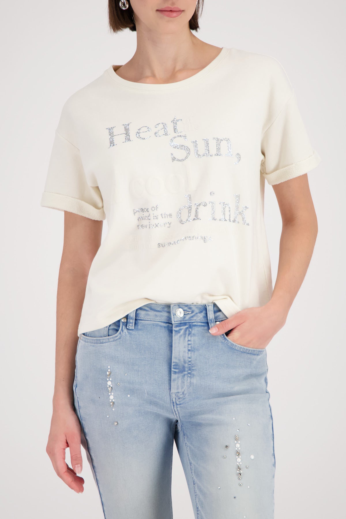 Monari Damen T-Shirts  Marble