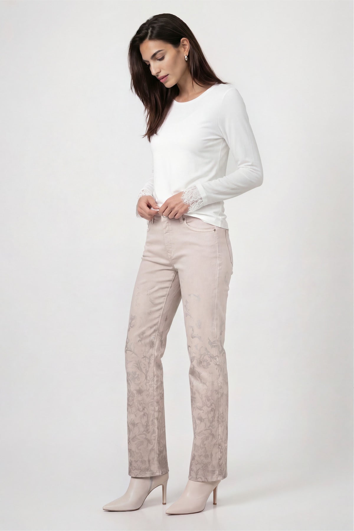 Monari Damen T-Shirts Off-White