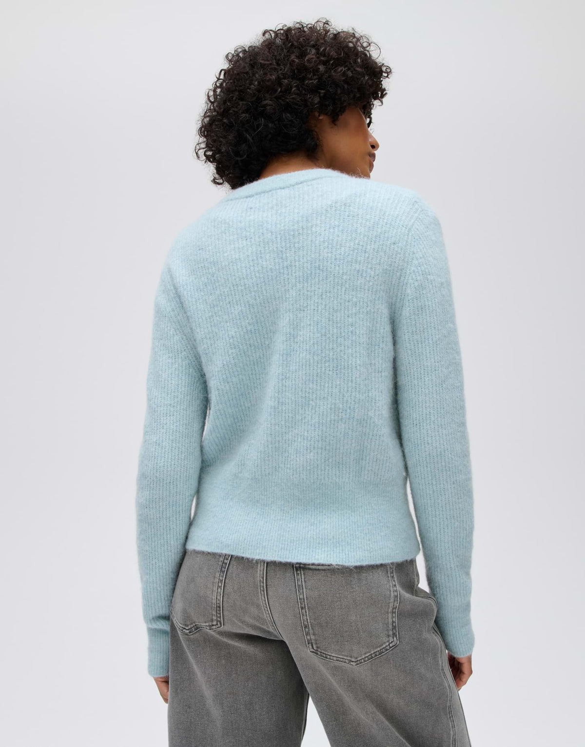 Opus Damen Pullover Dusty Aqua