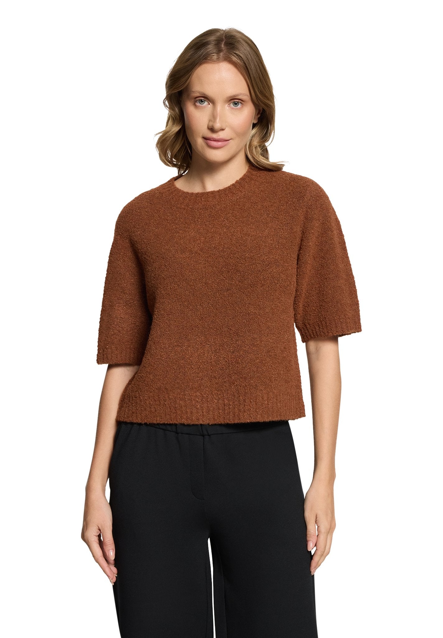 Betty & Co Damen Pullover Dark Brown Mela