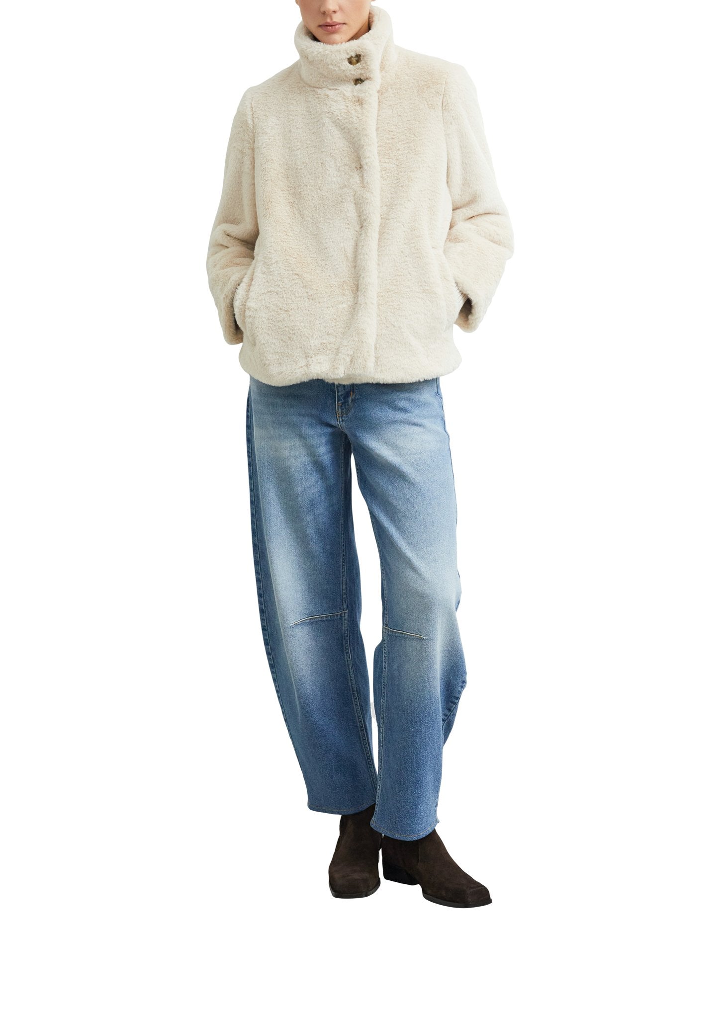 Comma Damen Jacken  Brown