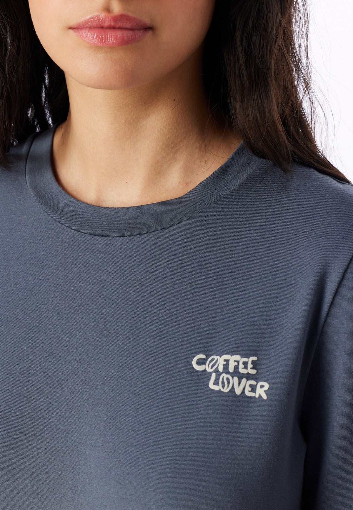 Schiesser Oberteil Blaugrau