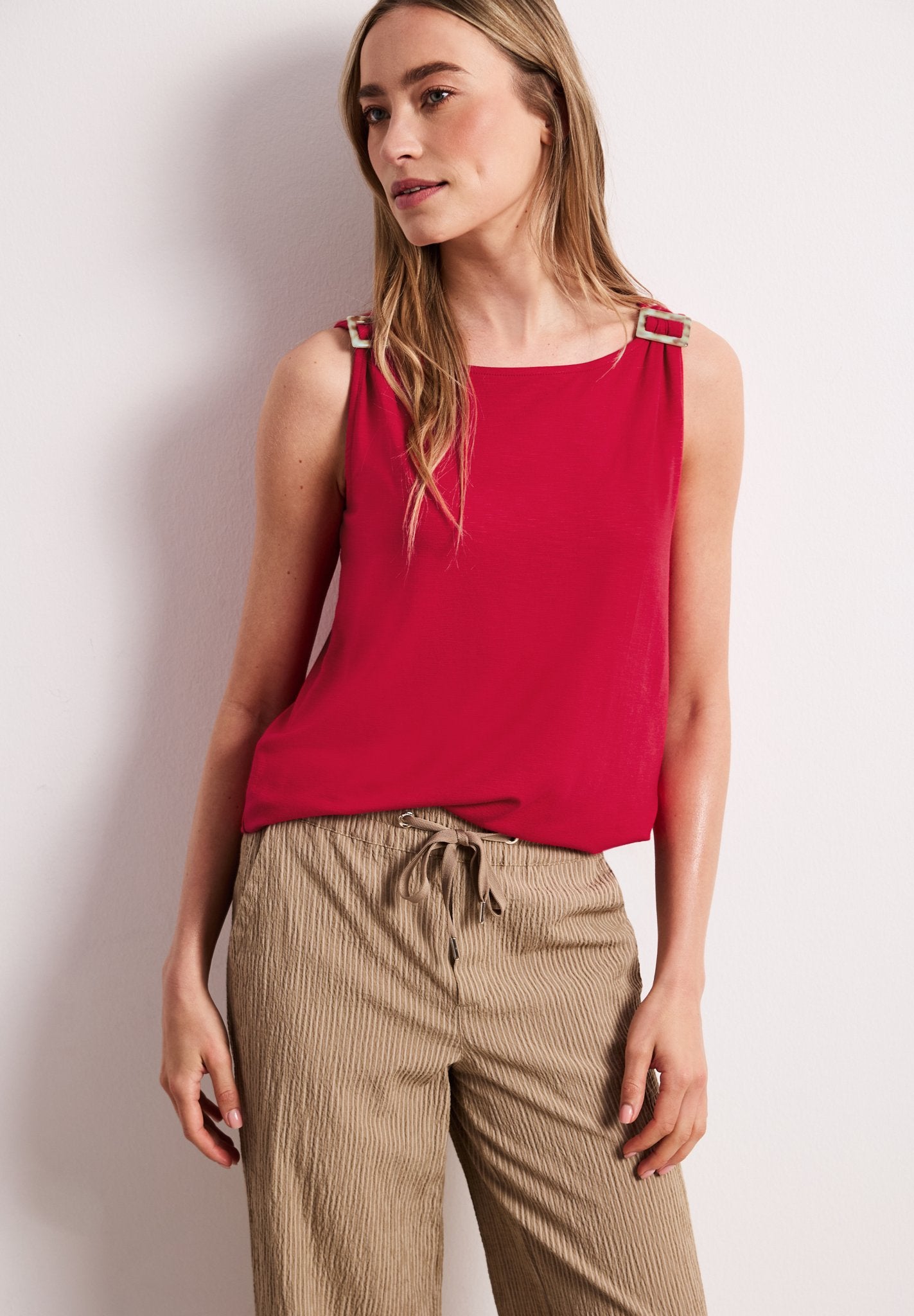 Street One Damen T-Shirts  Salsa Red