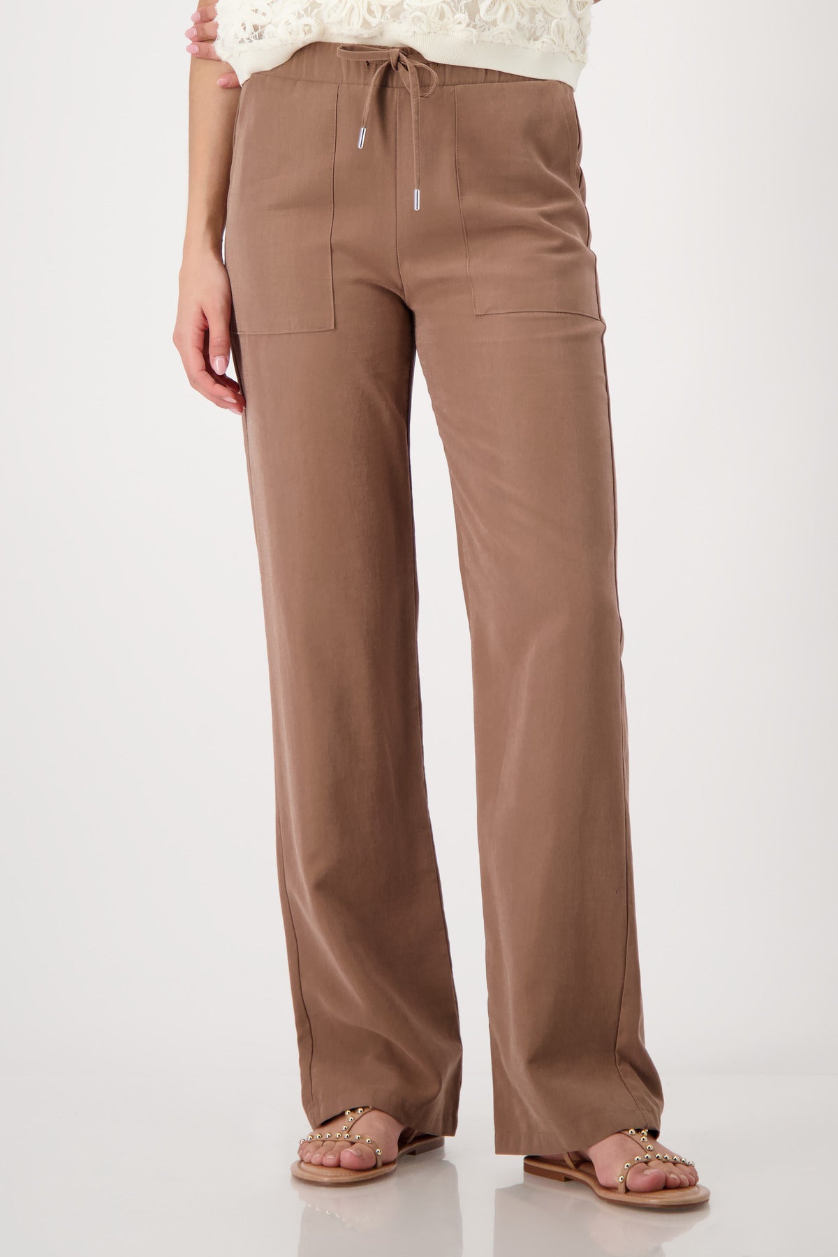 Monari Damen Hosen  Mocca