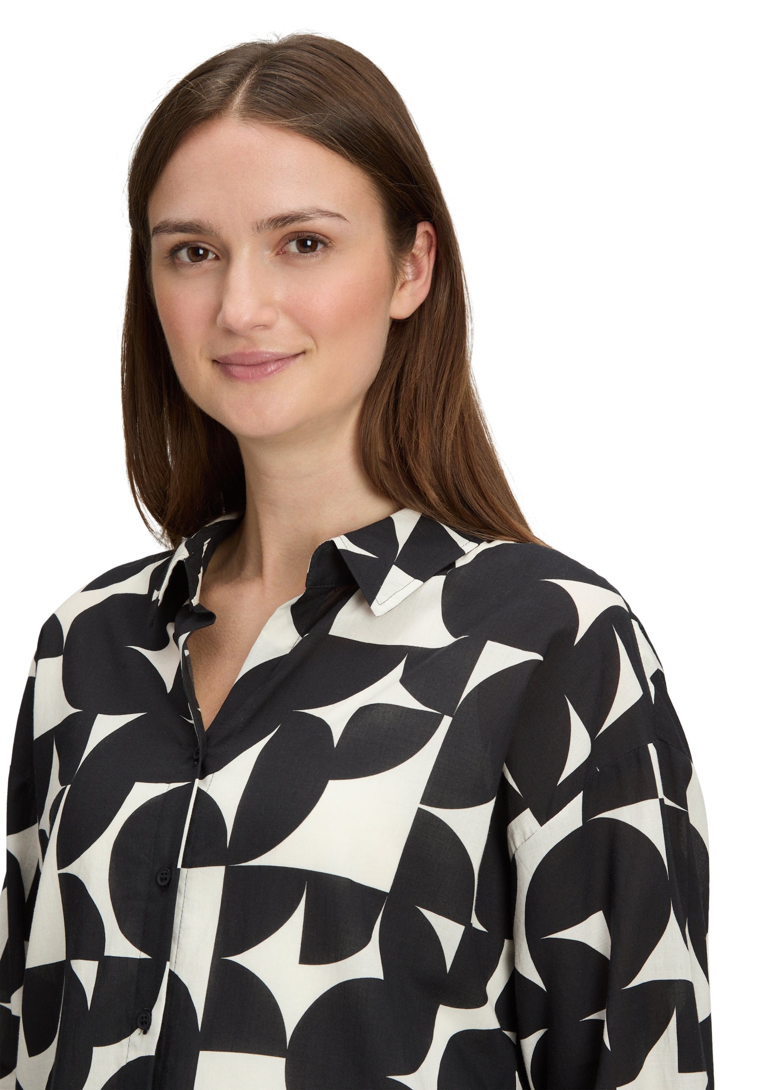 Betty & Co Damen Blusen Black/Cream