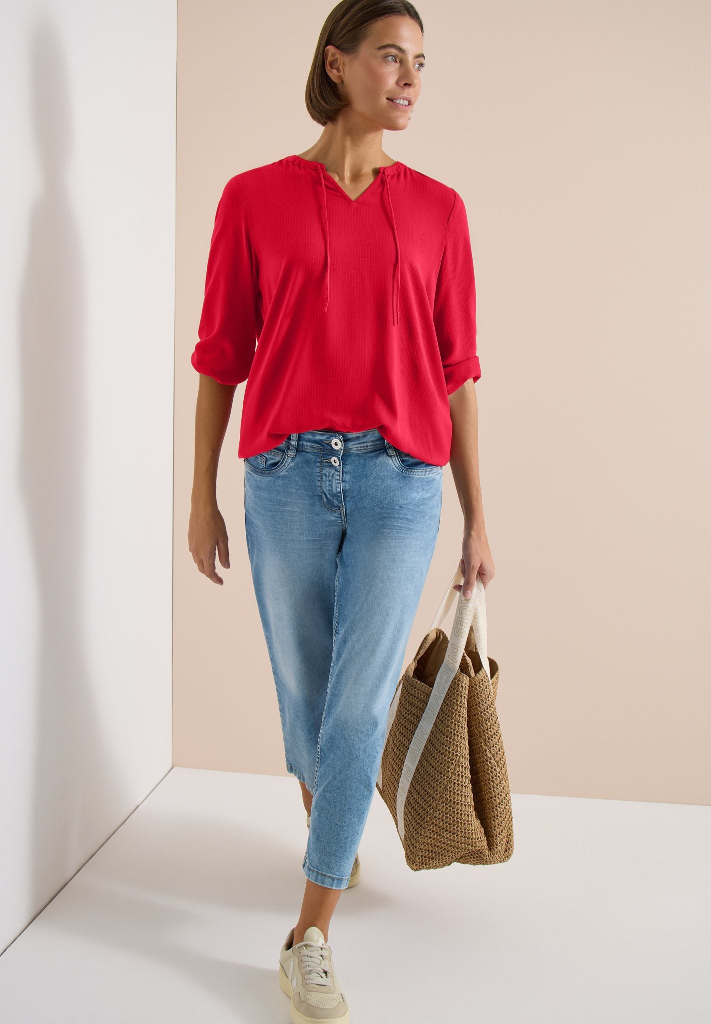 Cecil Damen Blusen  Fresh Red