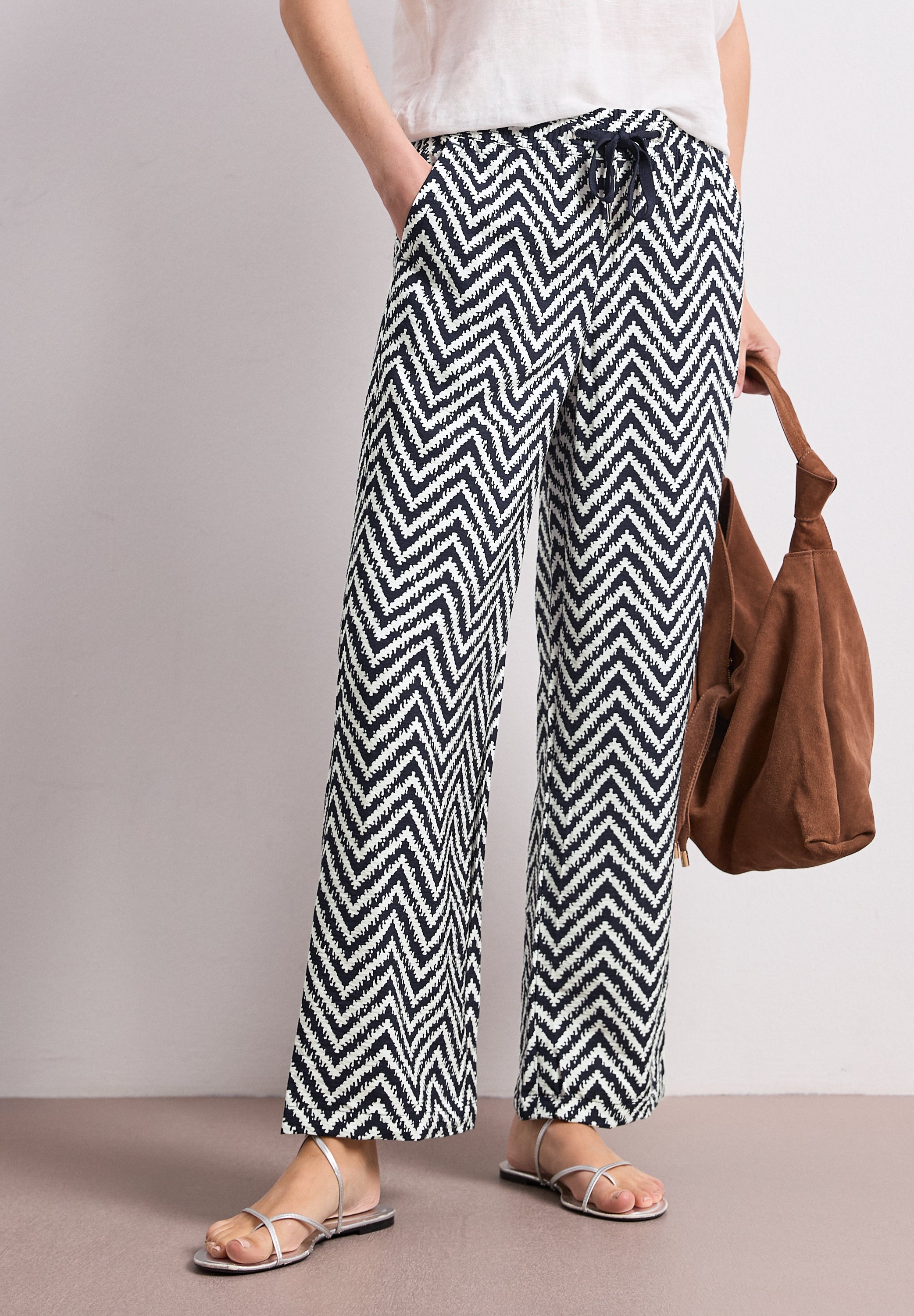 Street One Damen Hosen  Deep Blue