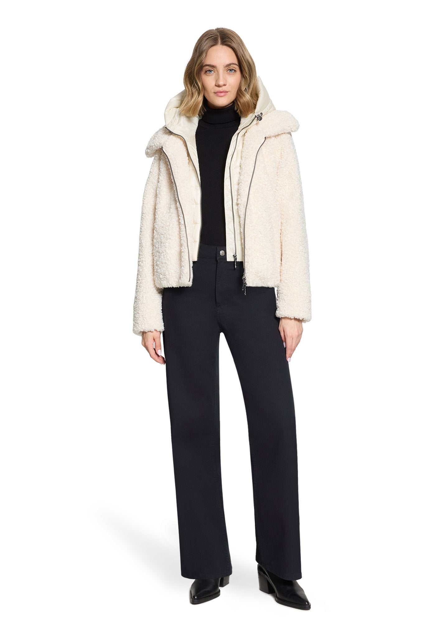 Amber & June Damen Jacken  Pearl Crea
