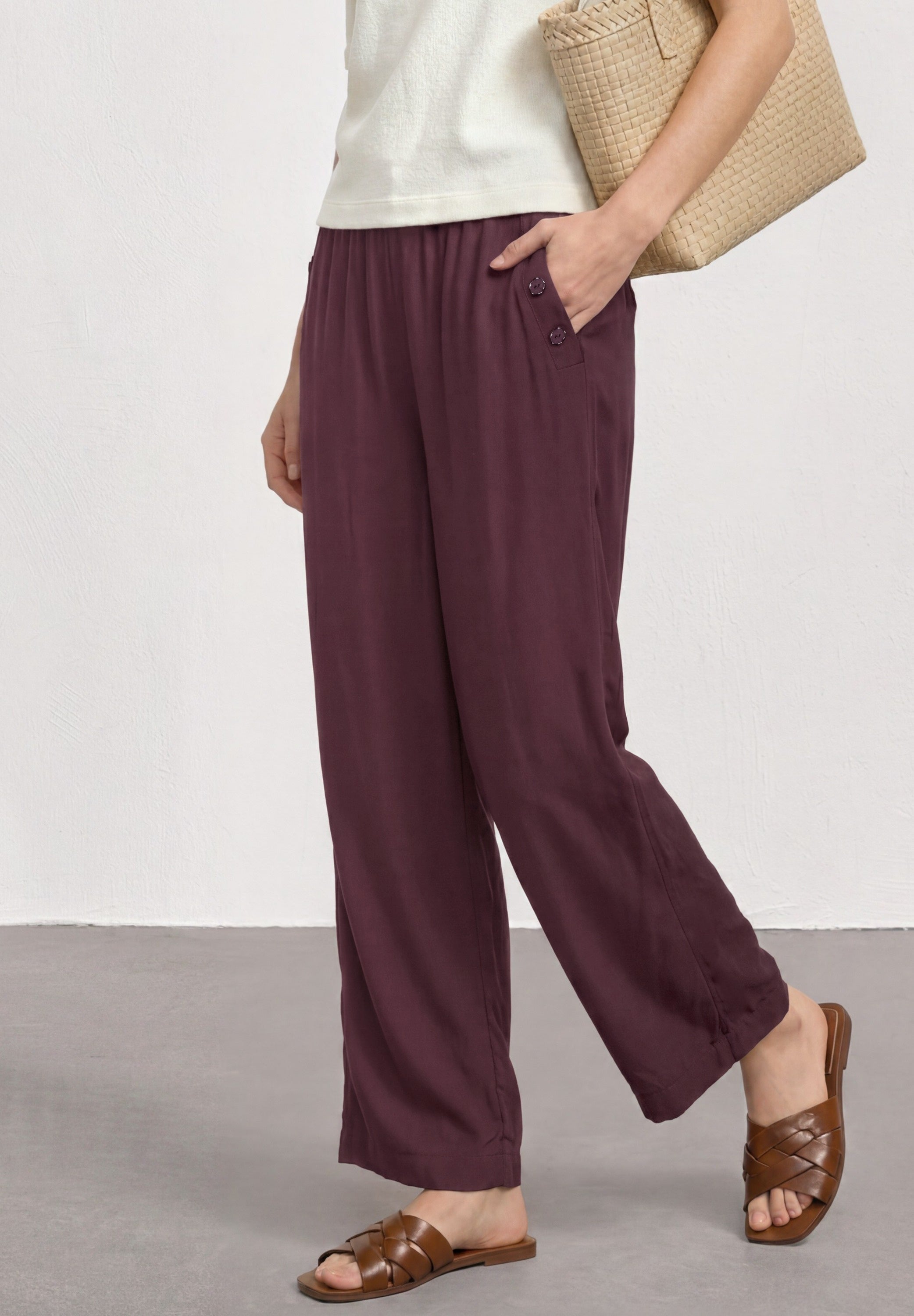 Street One Damen Hosen  Rustic Ro