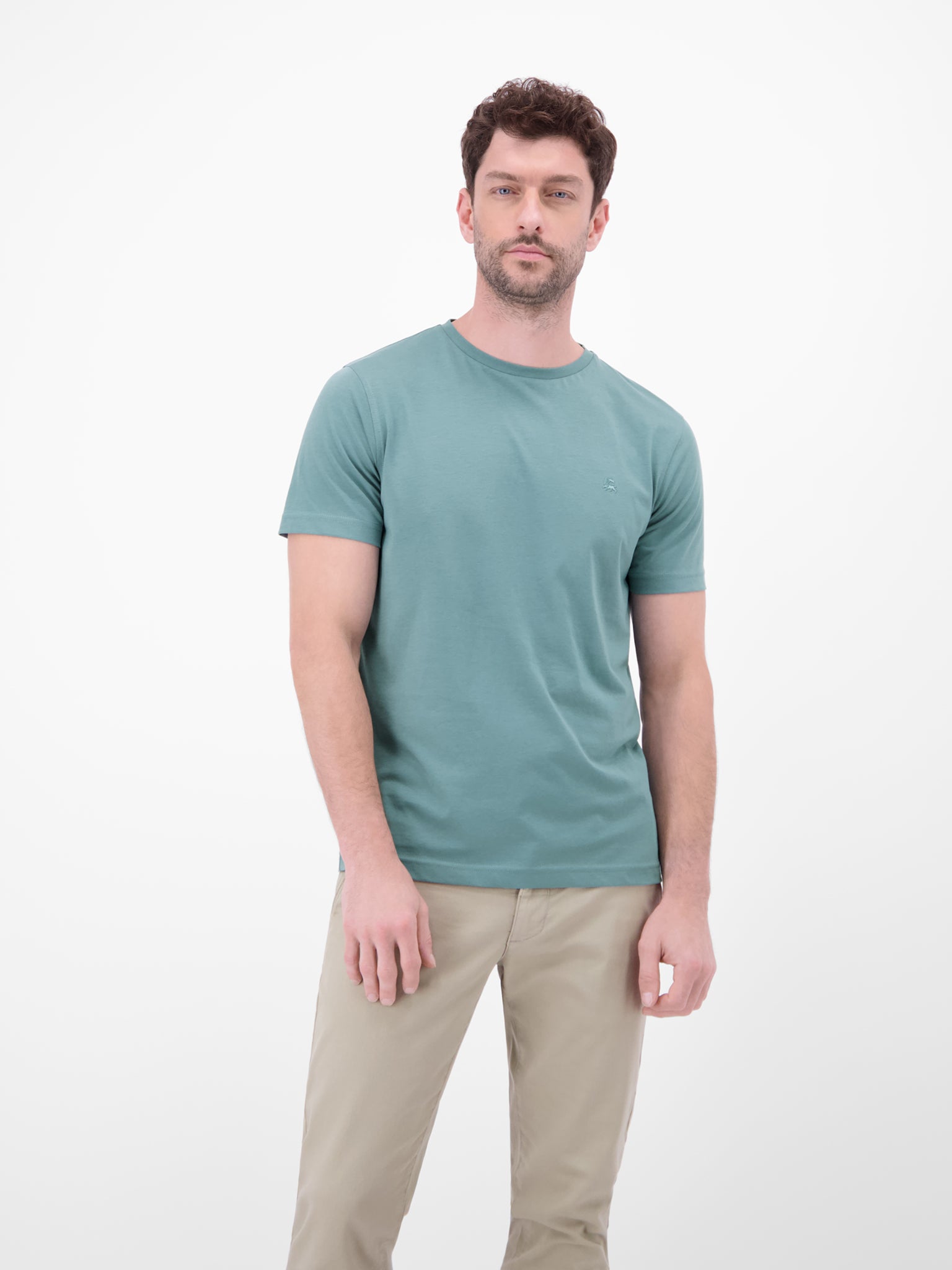 Lerros Herren T-Shirts kurz Arctic Blue