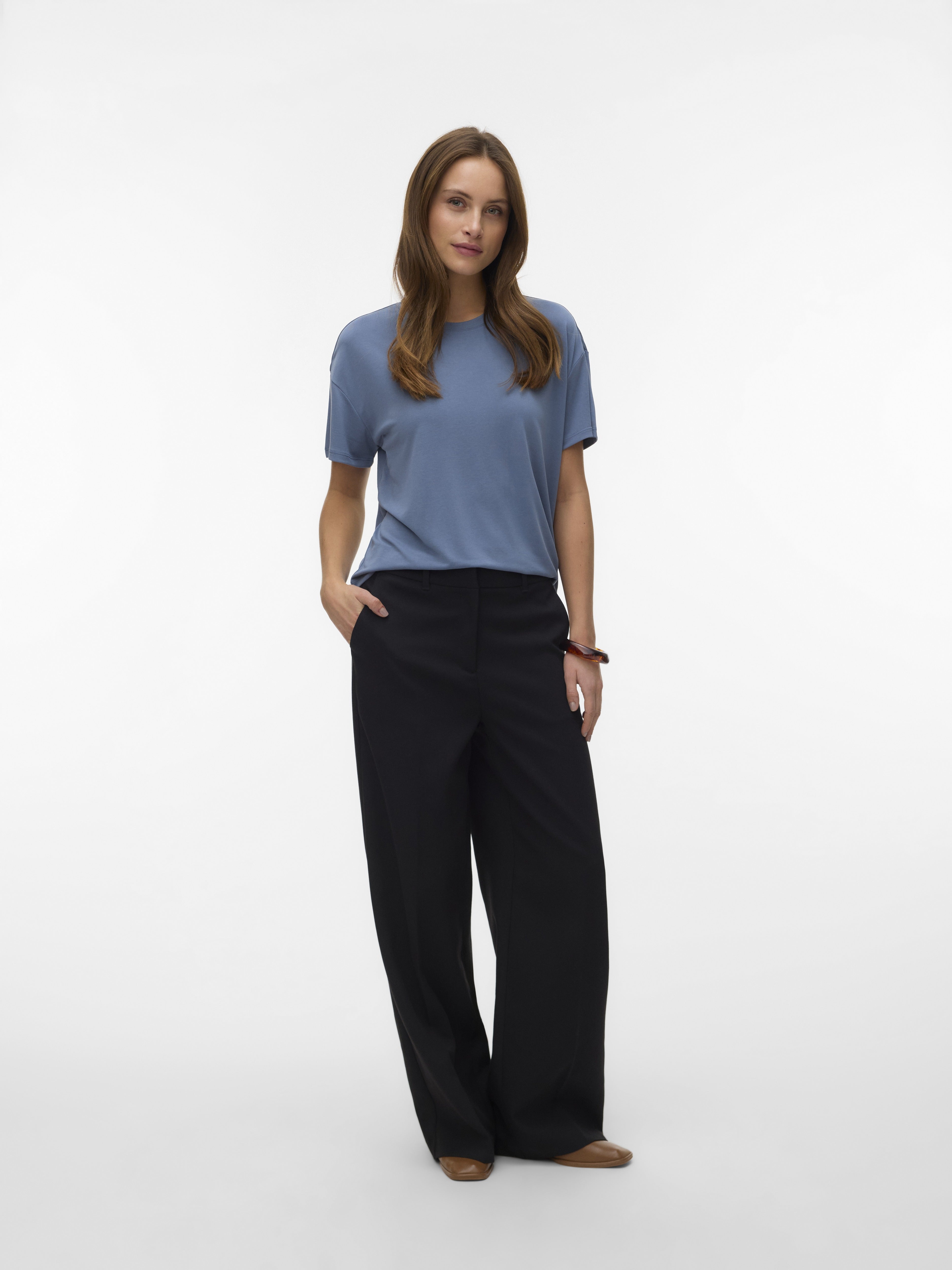 Vero Moda Damen T-Shirts China Blue