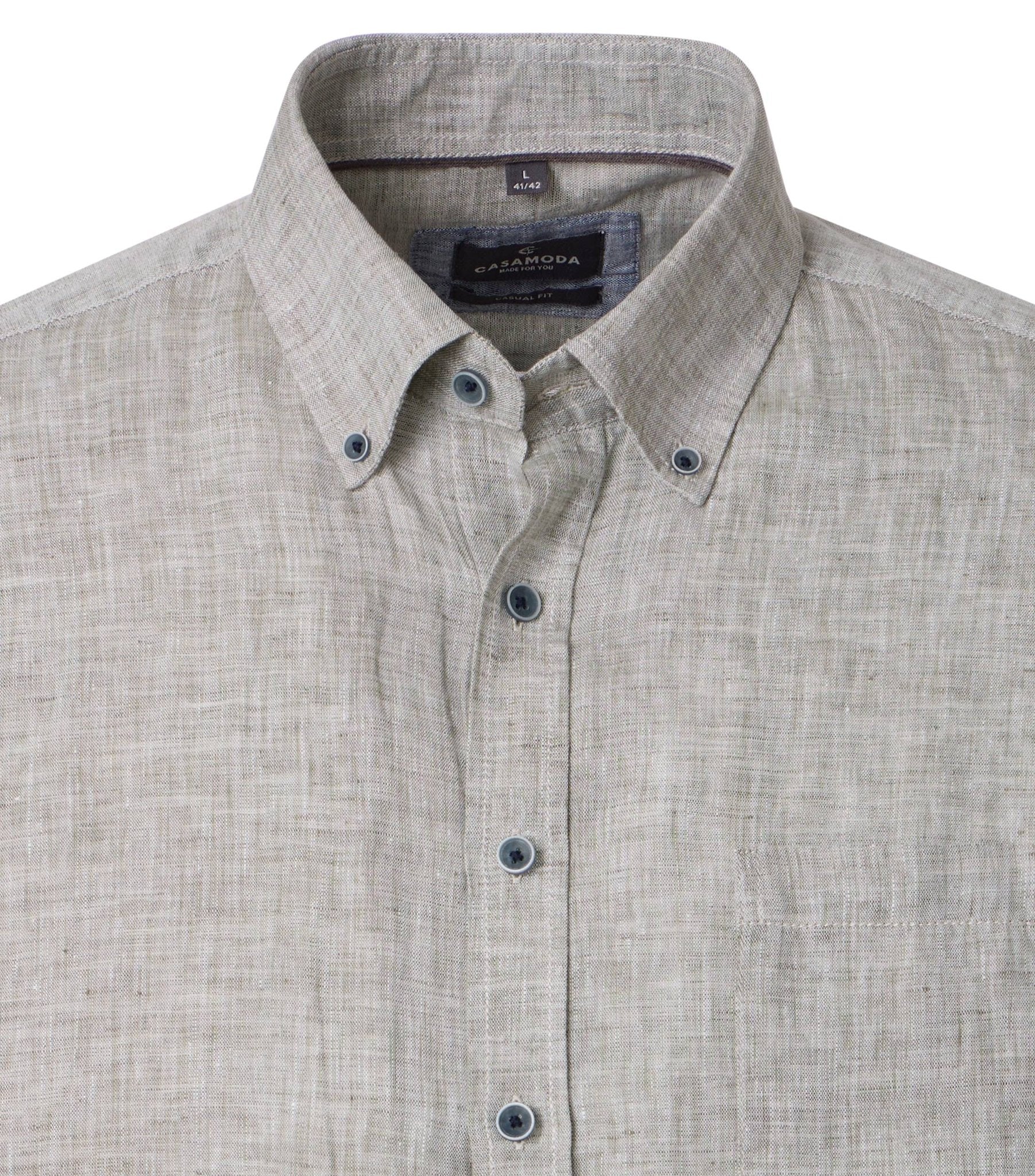 Casa Moda Herren Hemden kurz  Gruen