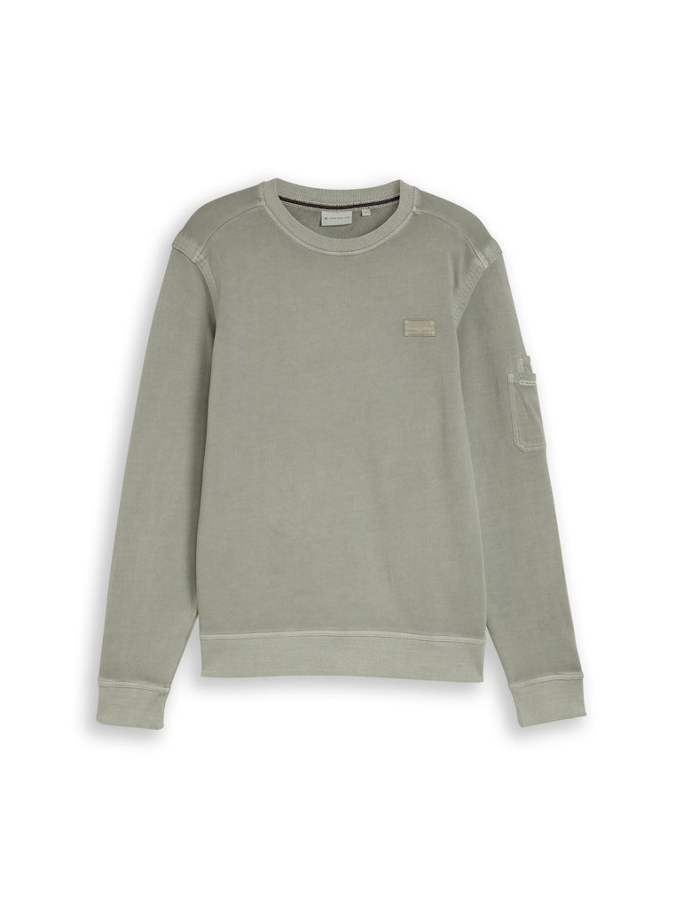 Tom Tailor Herren Sweatshirts Greyish Shadow