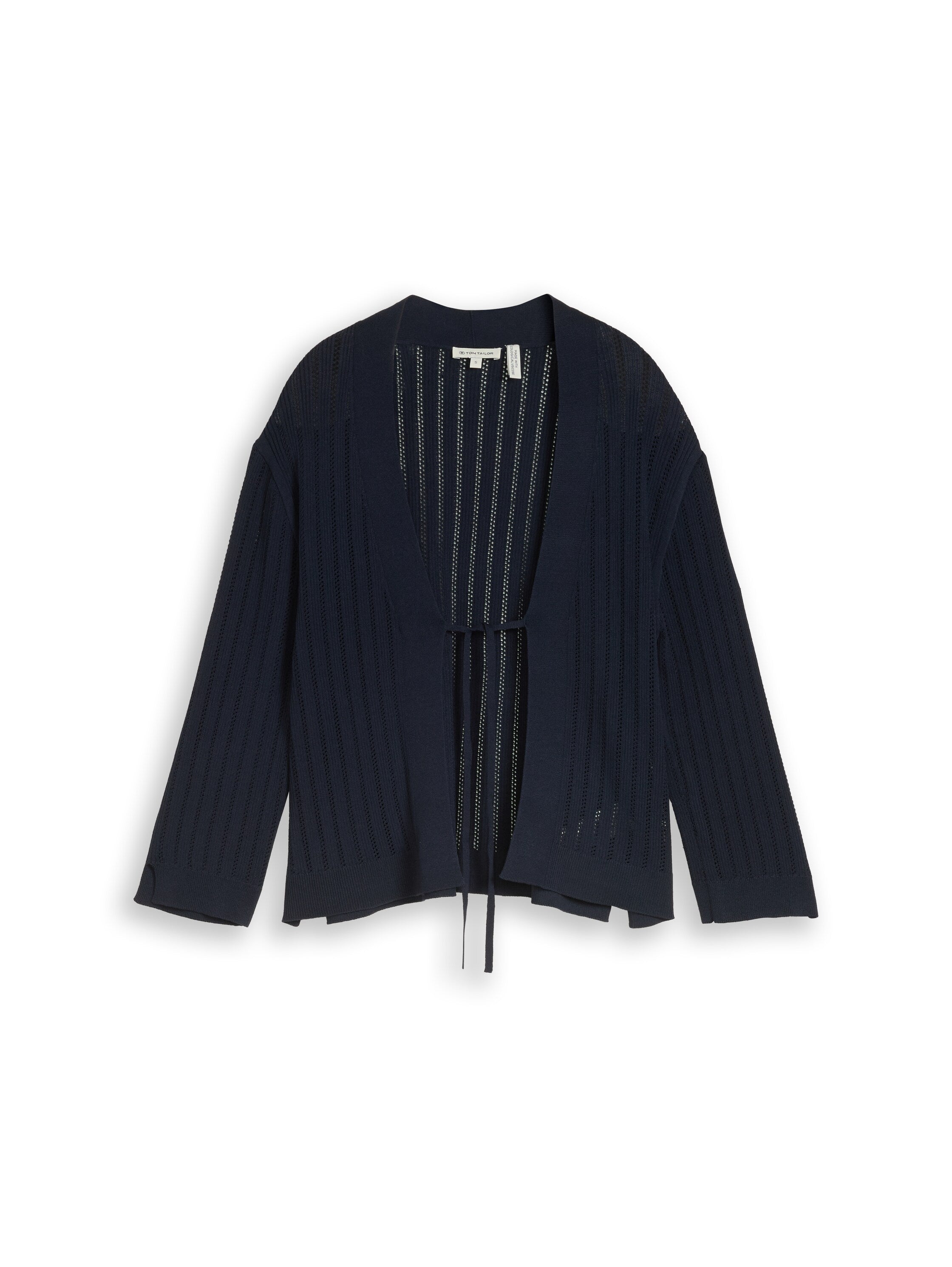 Tom Tailor Damen Strickjacken Sky Captain Blu