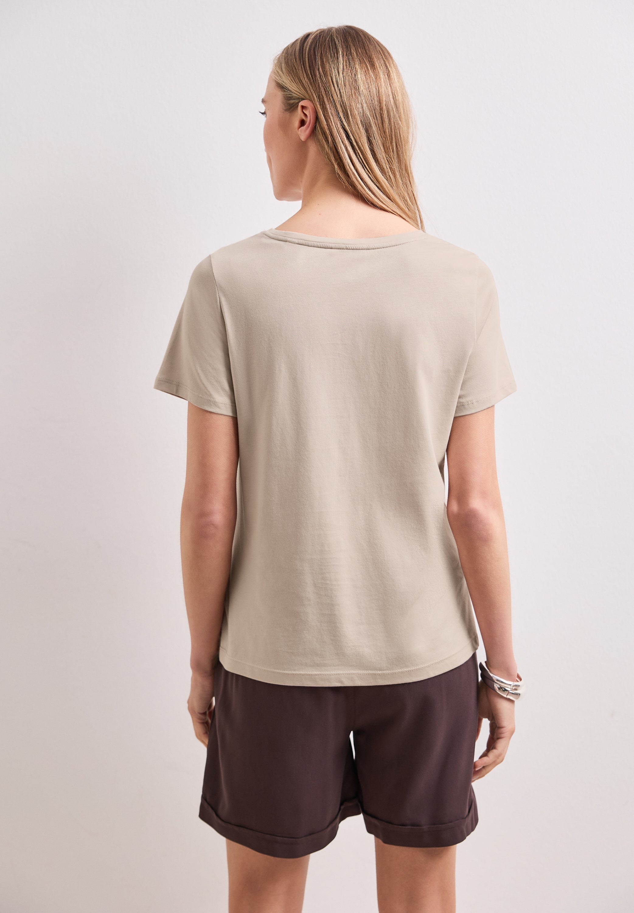 Street One Damen T-Shirts Clay Sand