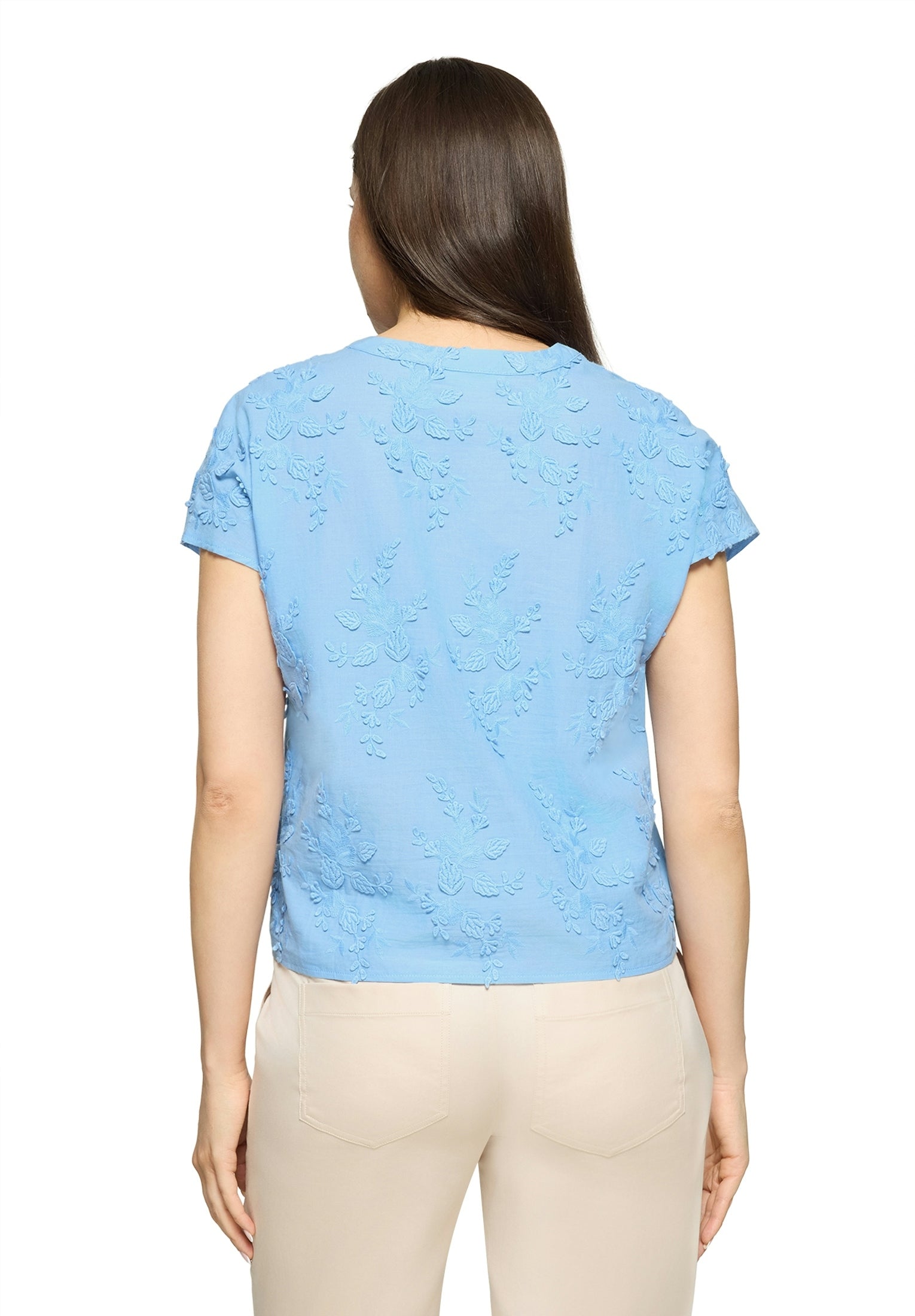 Betty & Co Damen Blusen kurz Waterblue