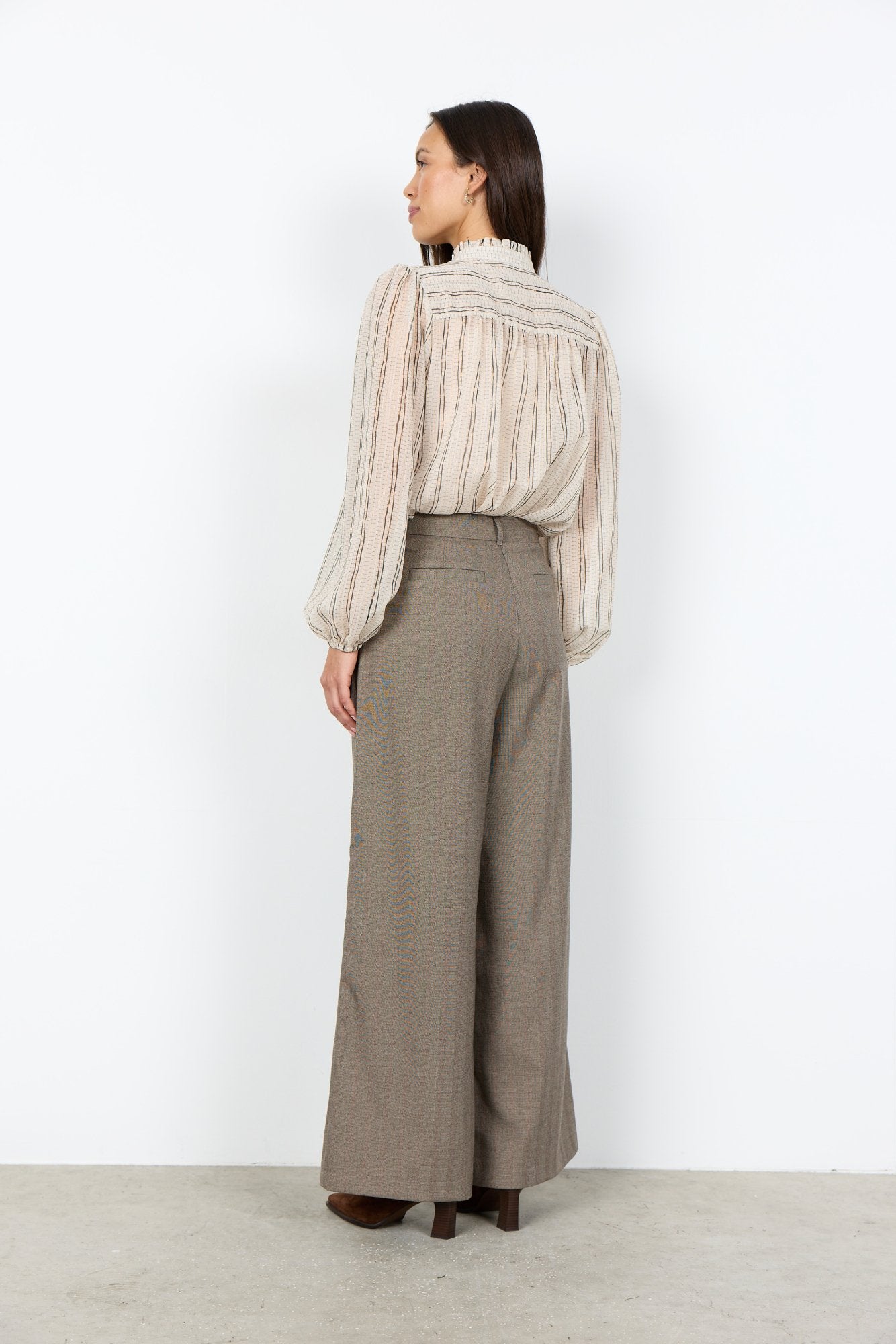 Soya Concept Damen Hosen Madder Brown Co