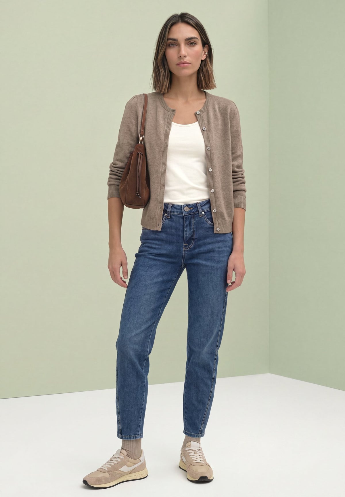 Street One Damen Strickjacken  Sanded Am