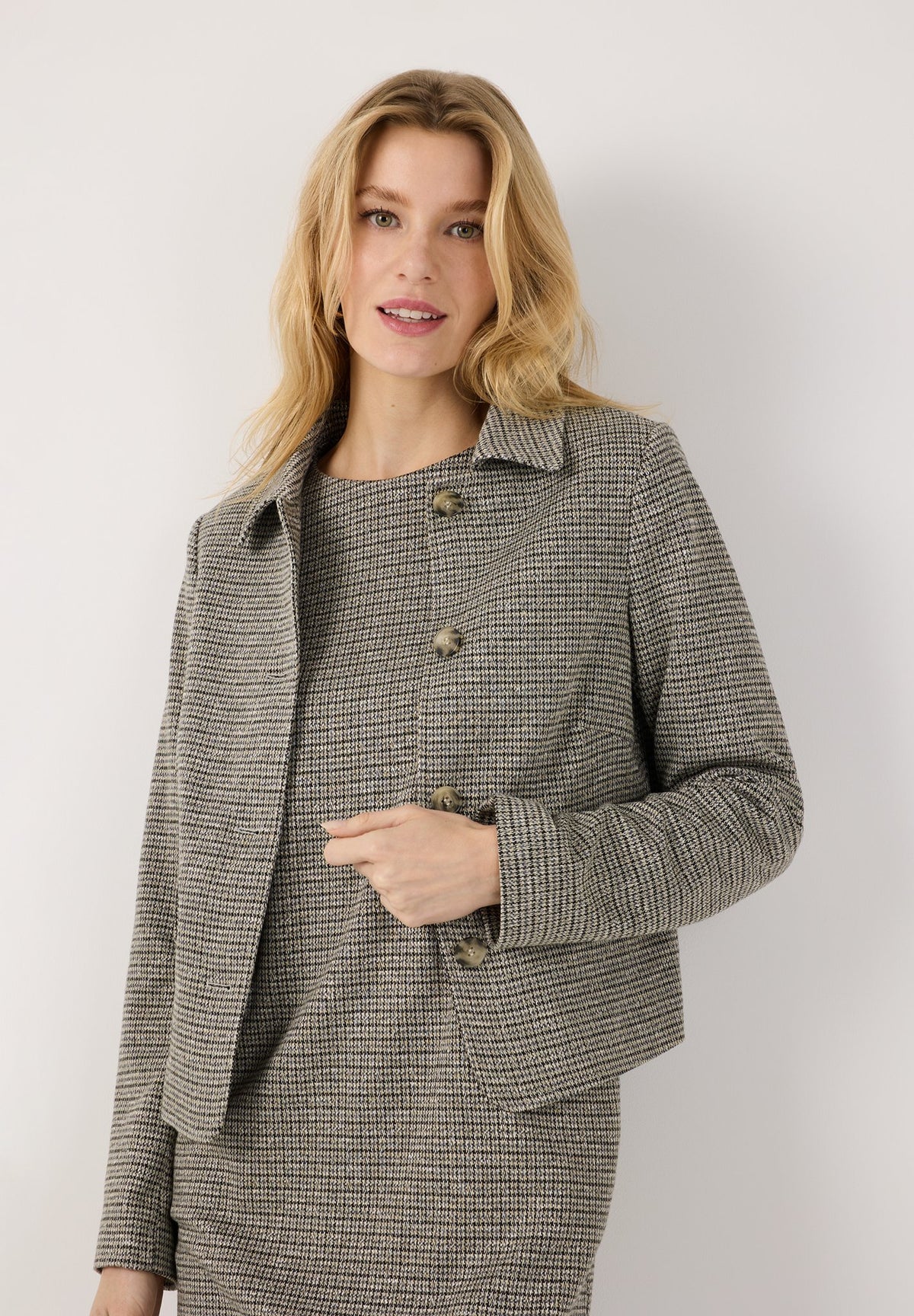 More & More Damen Jacken  Mini Check