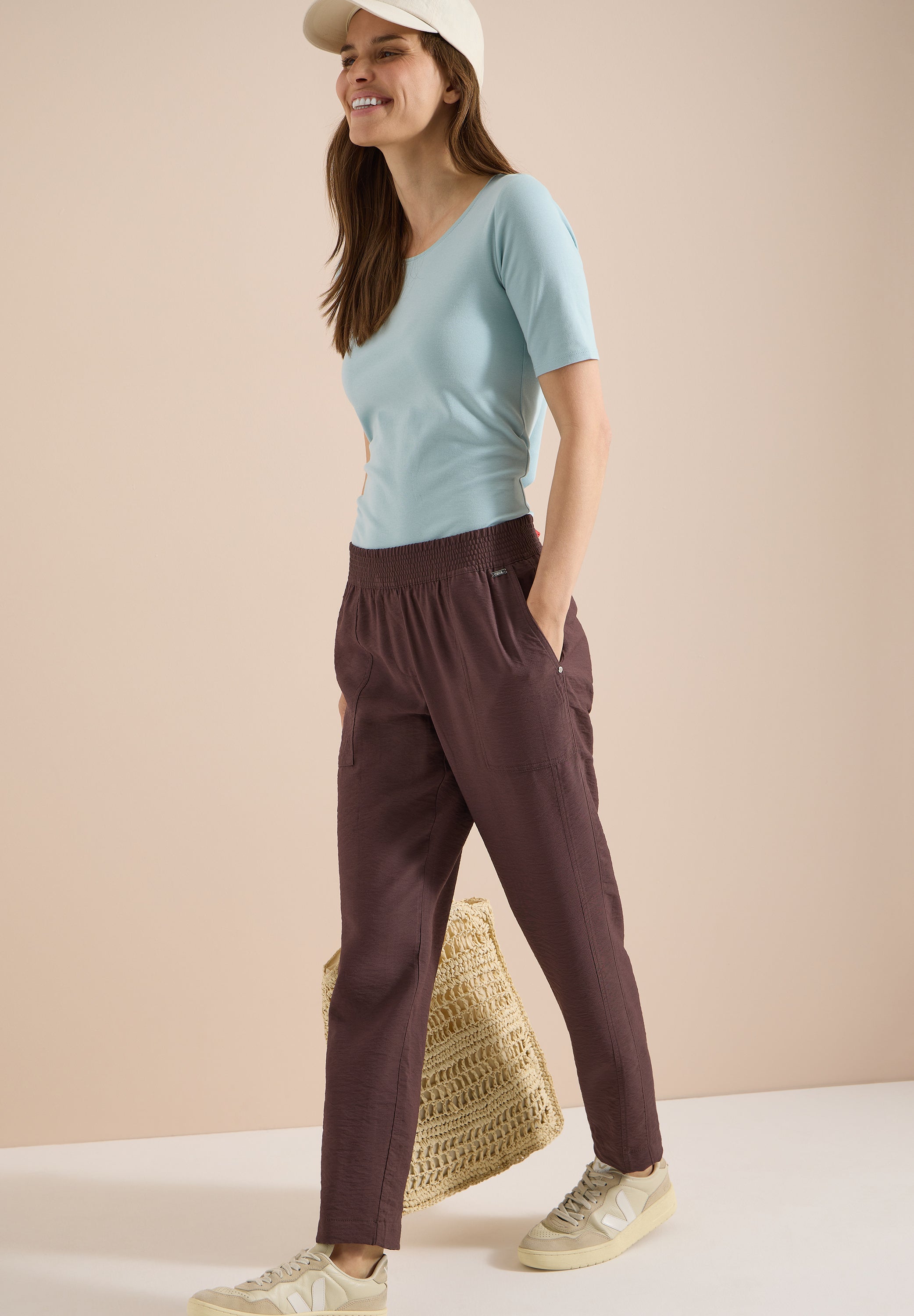 Cecil Damen Hosen  Brown Cac