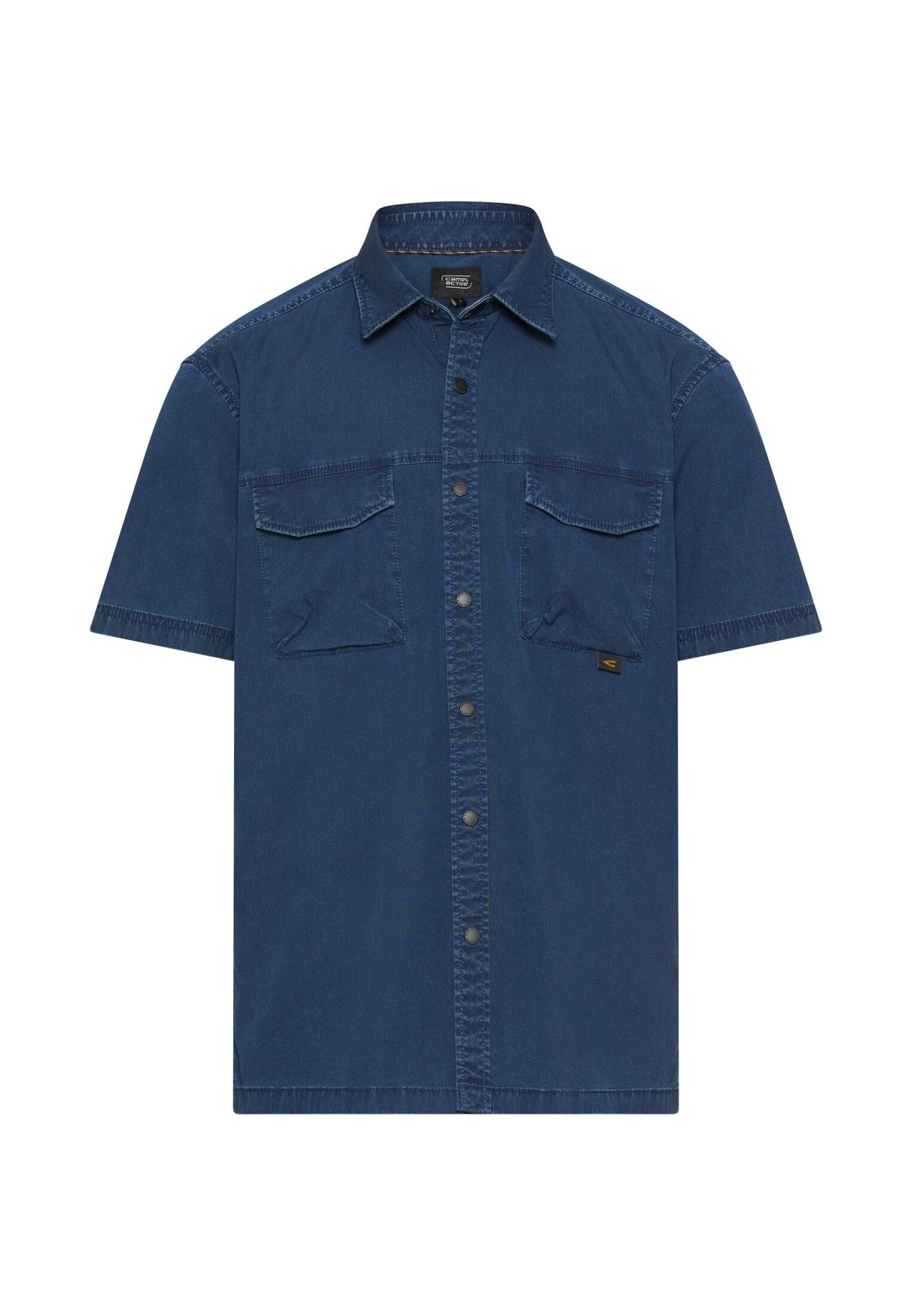 Camel active Herren Hemden kurz  Indigo Blue