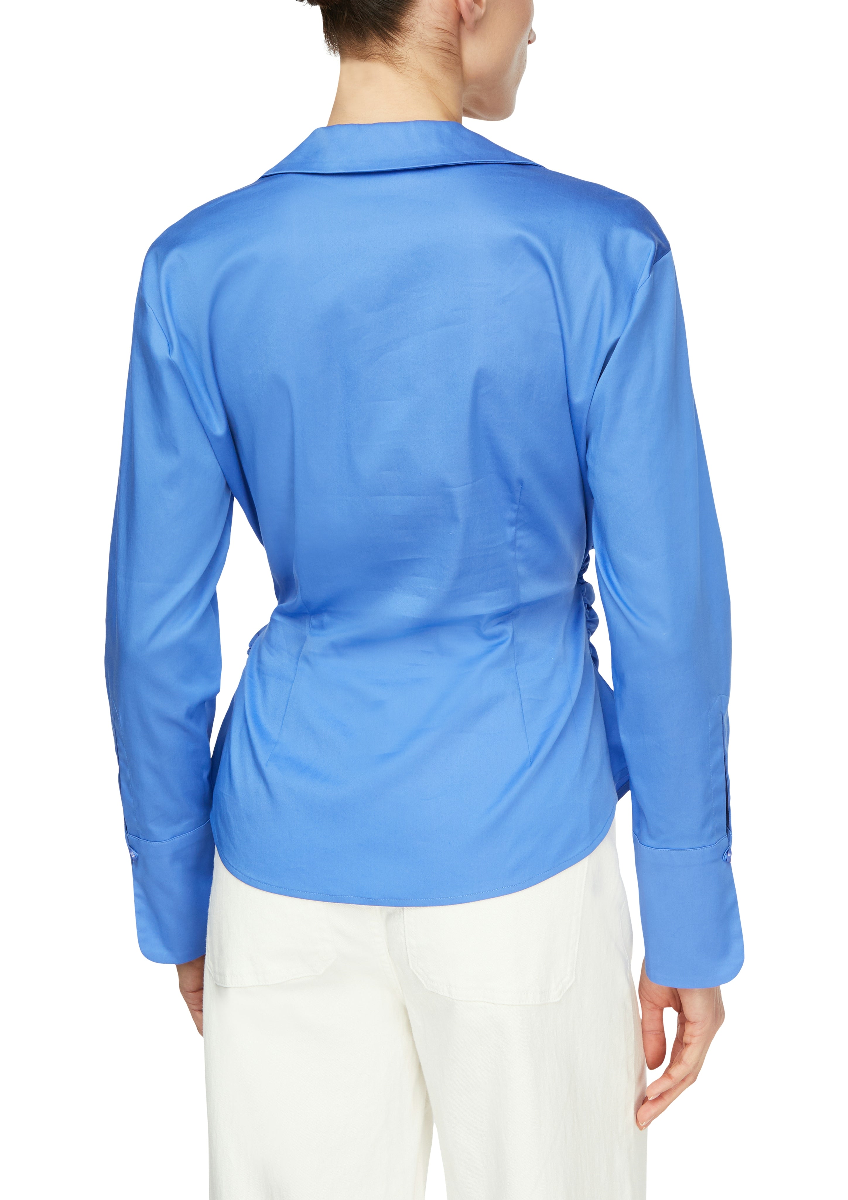 Comma Damen Blusen Blue