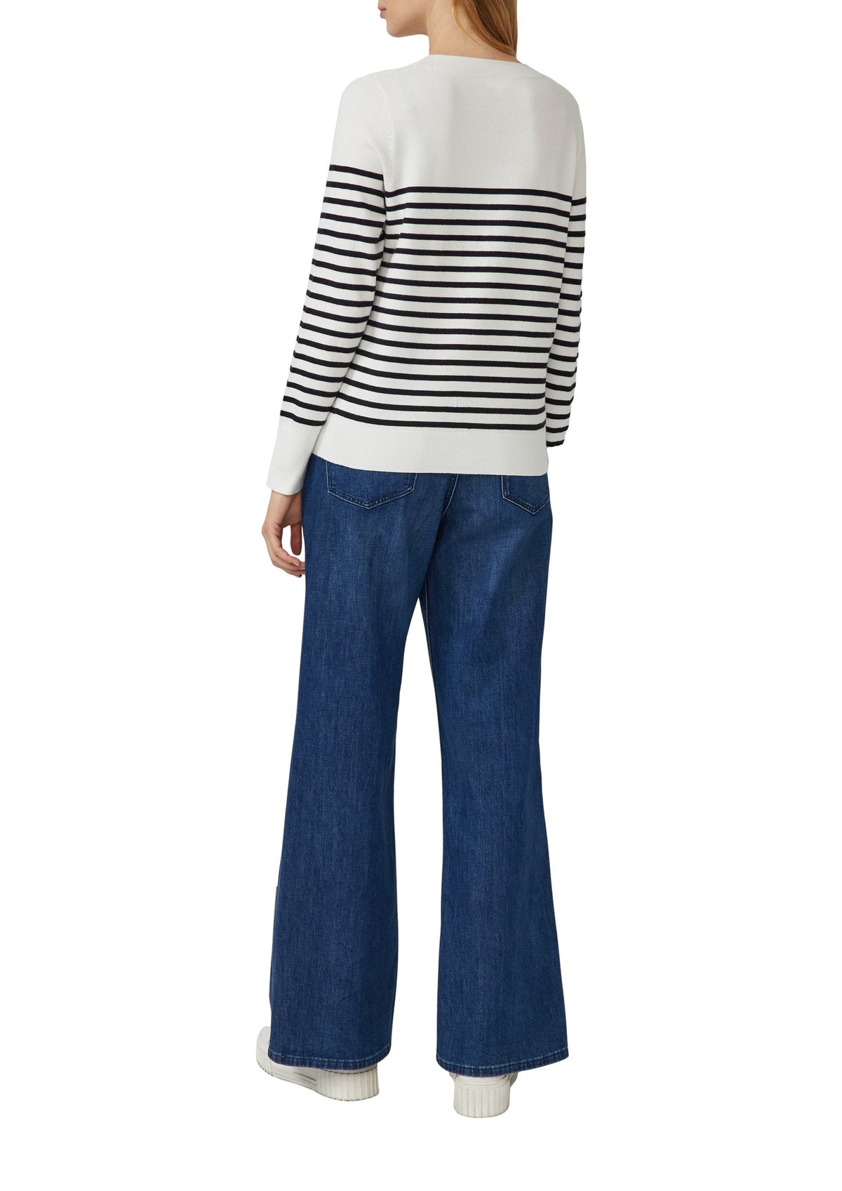 S. Oliver red Damen Pullover G White