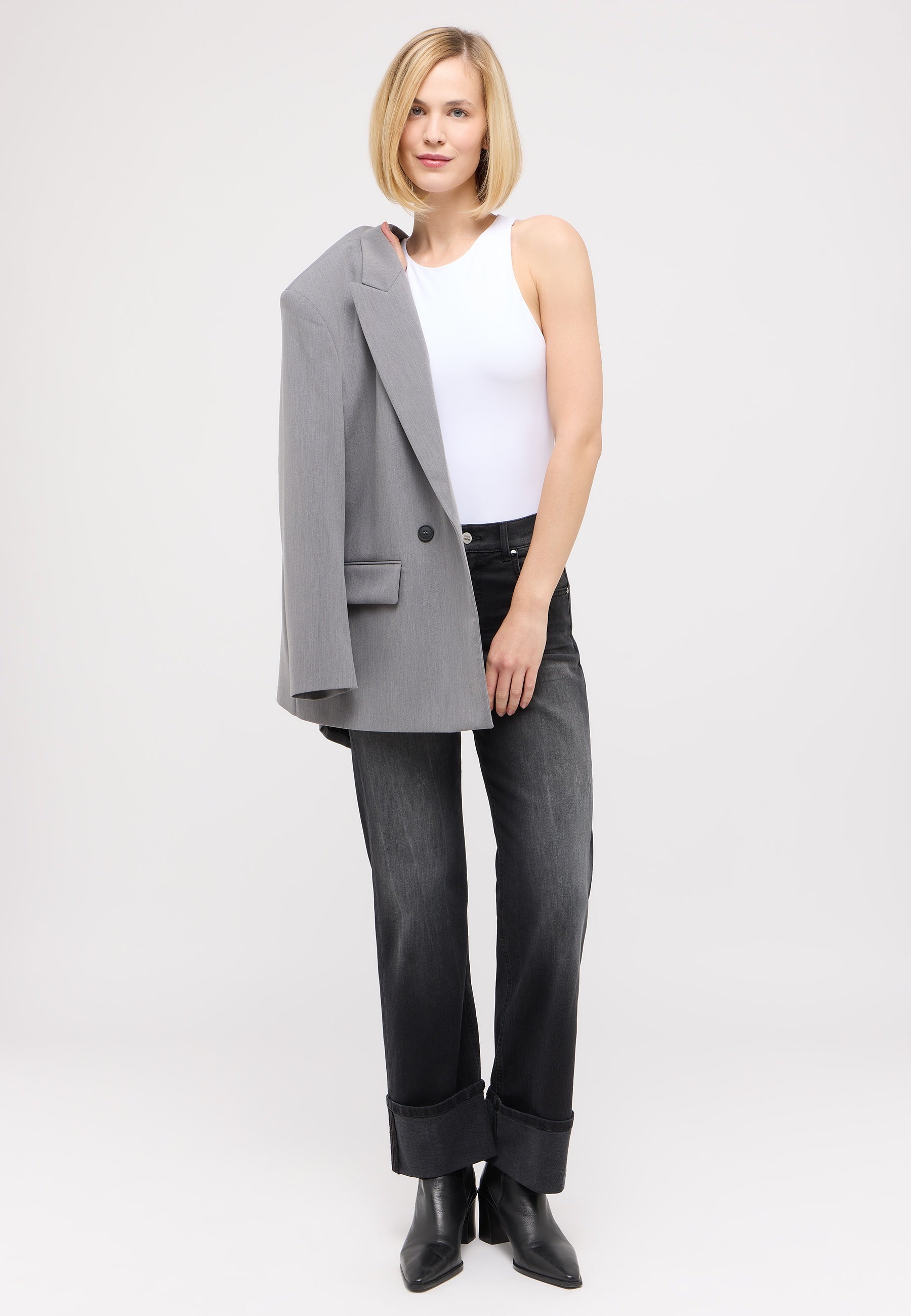 Angels Damen Jeans Anthracite
