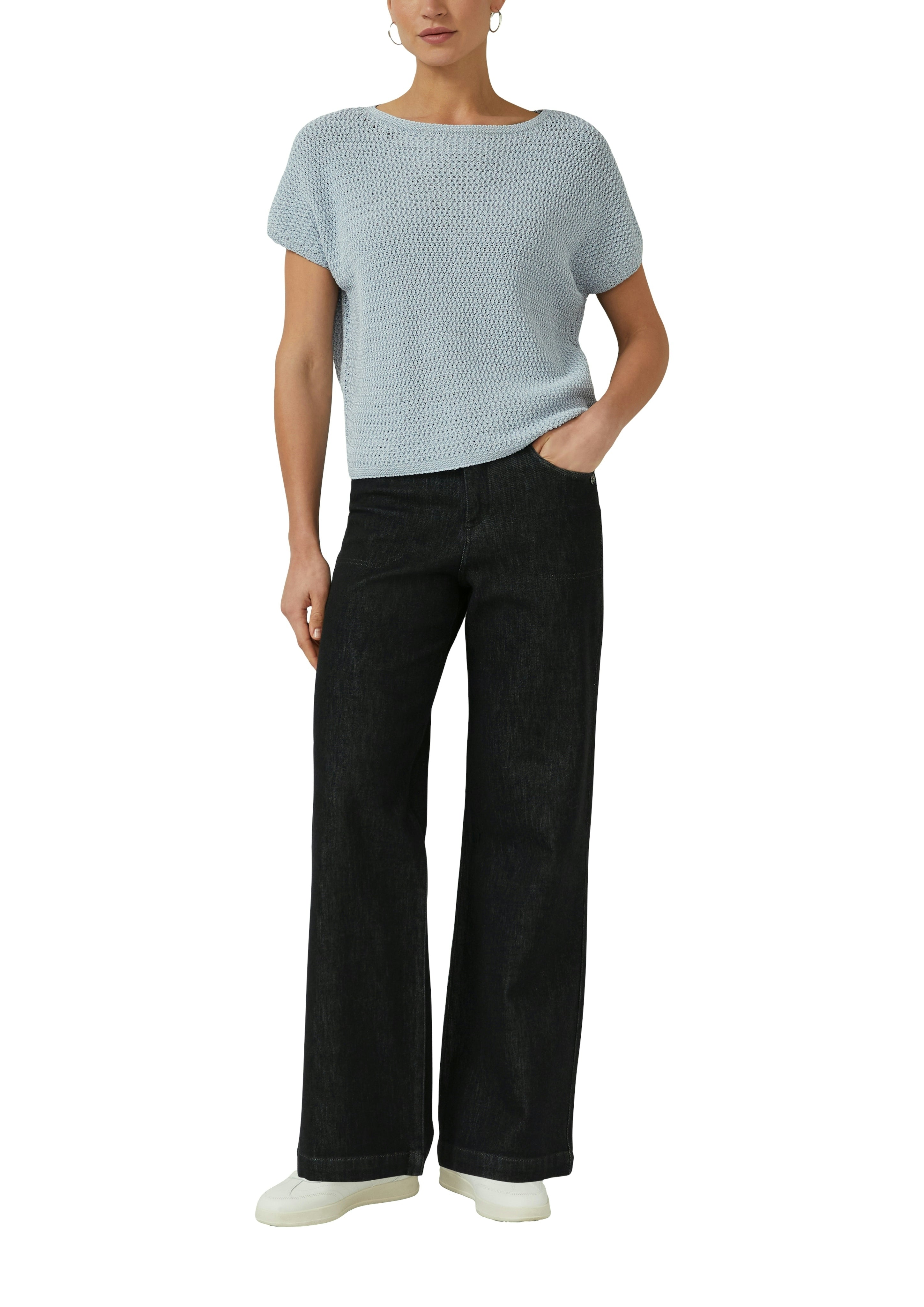 S. Oliver black Damen Pullover Blue