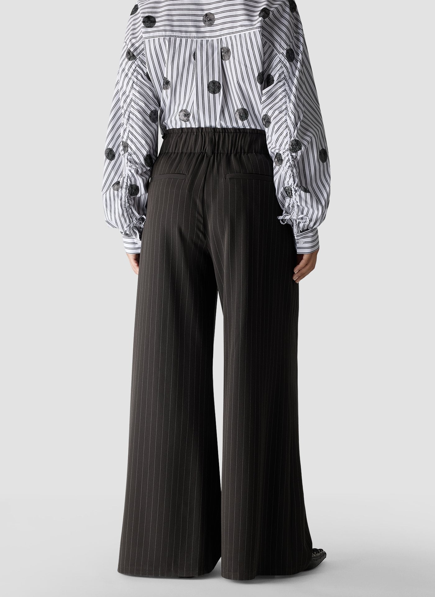 Le Comte Damen Hosen Schwarz