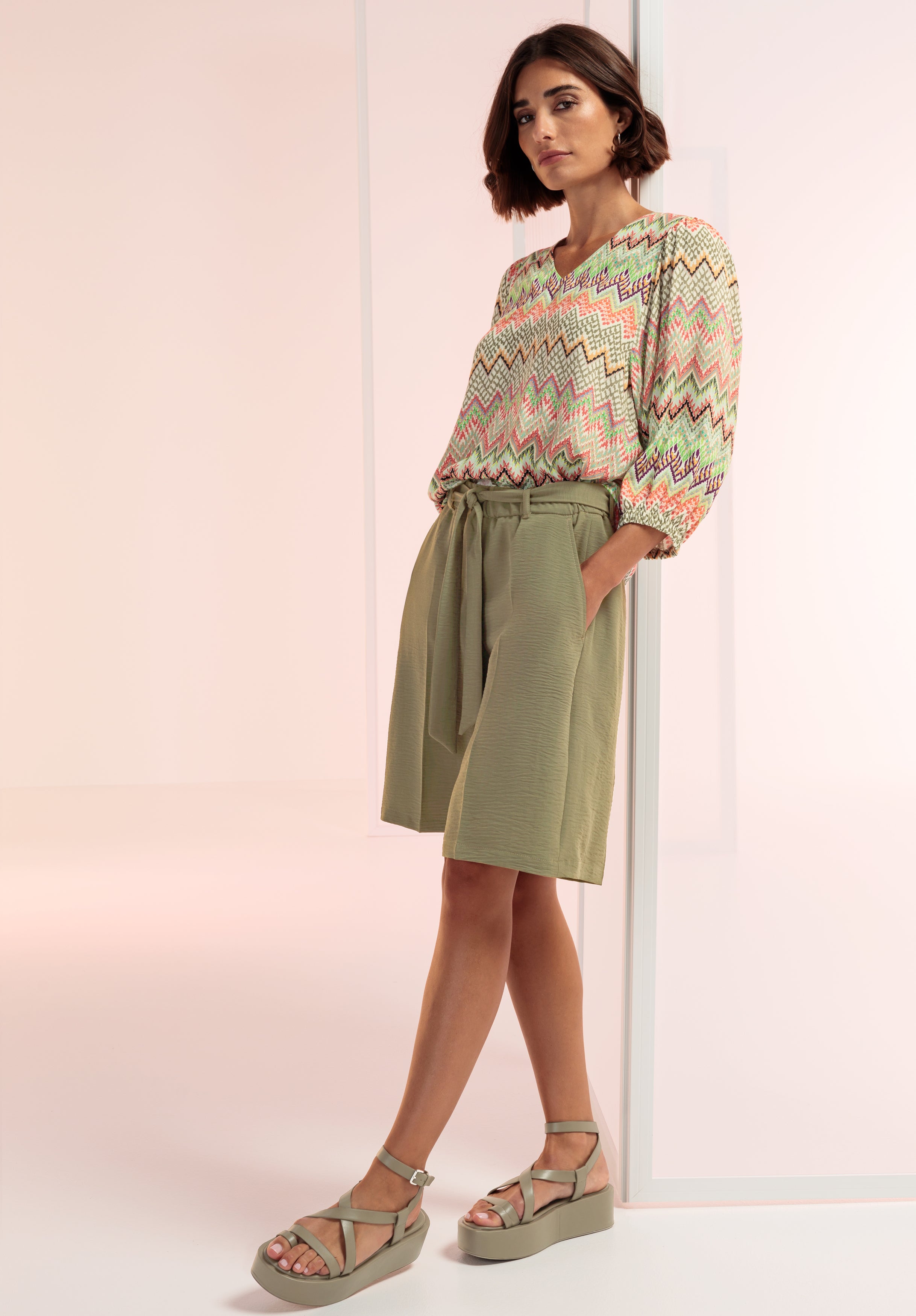 Bianca Damen Blusen Red Mix