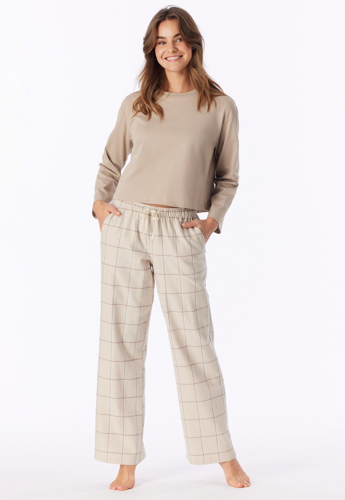 Schiesser Hose Bright Taupe