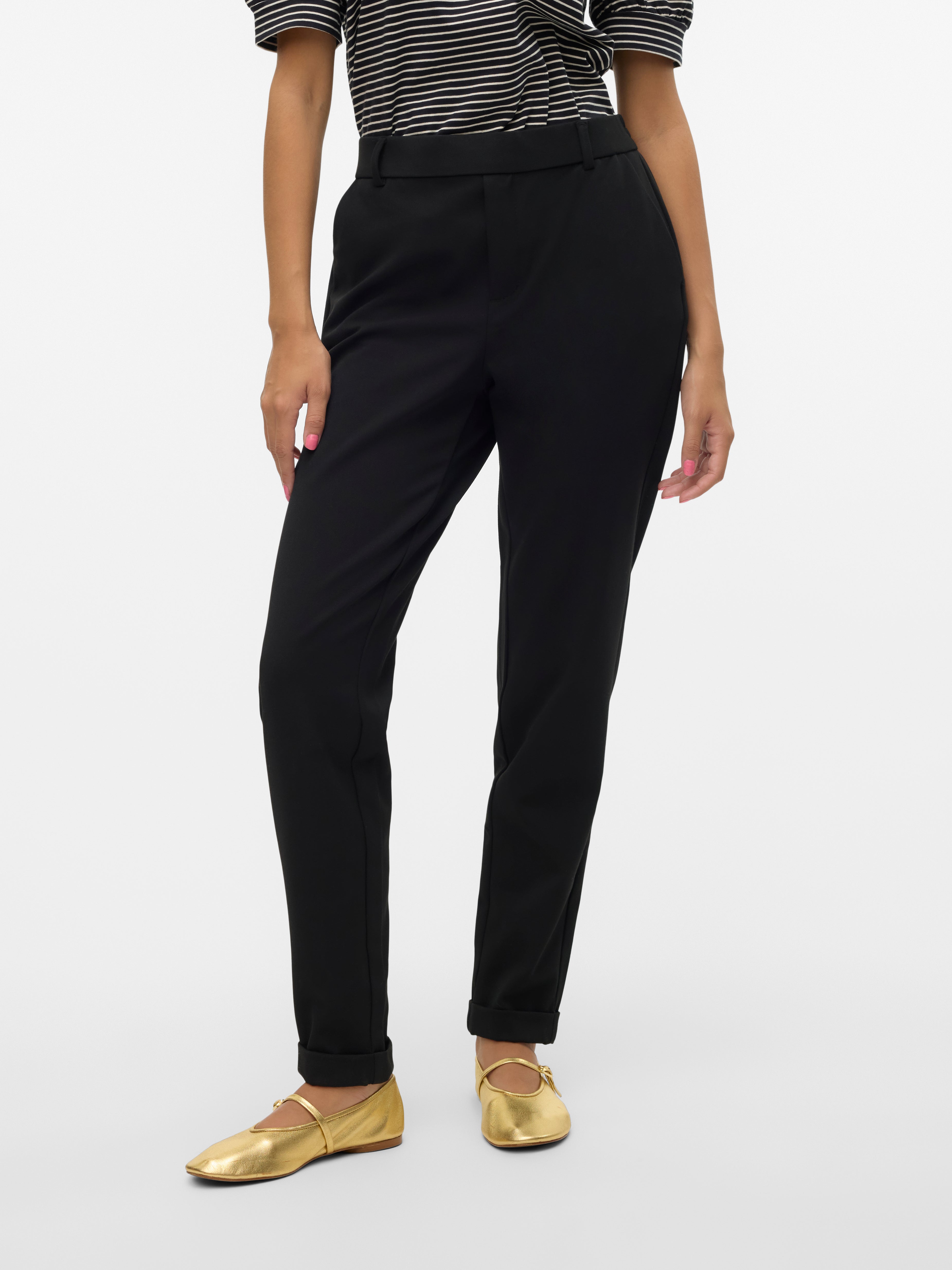 Vero Moda Damen Hosen Black