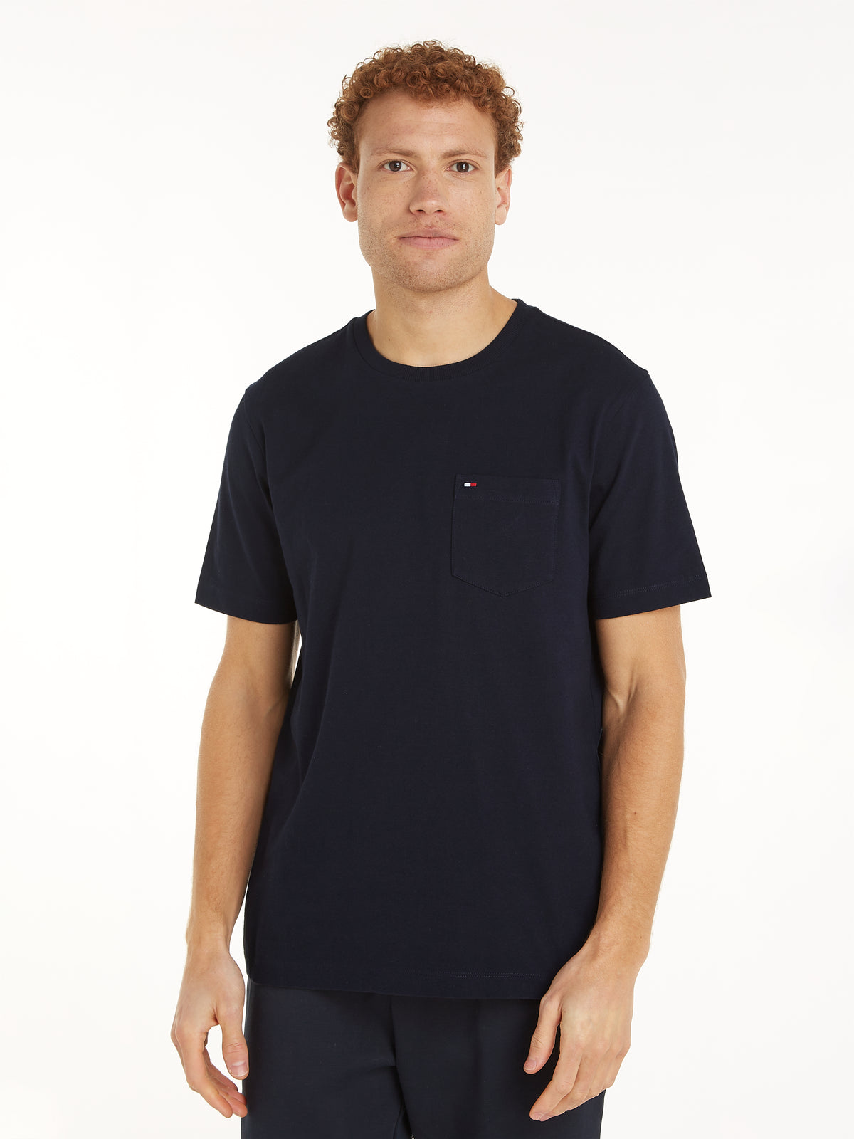 Tommy Hilfiger Herren T-Shirts kurz Dw Blue