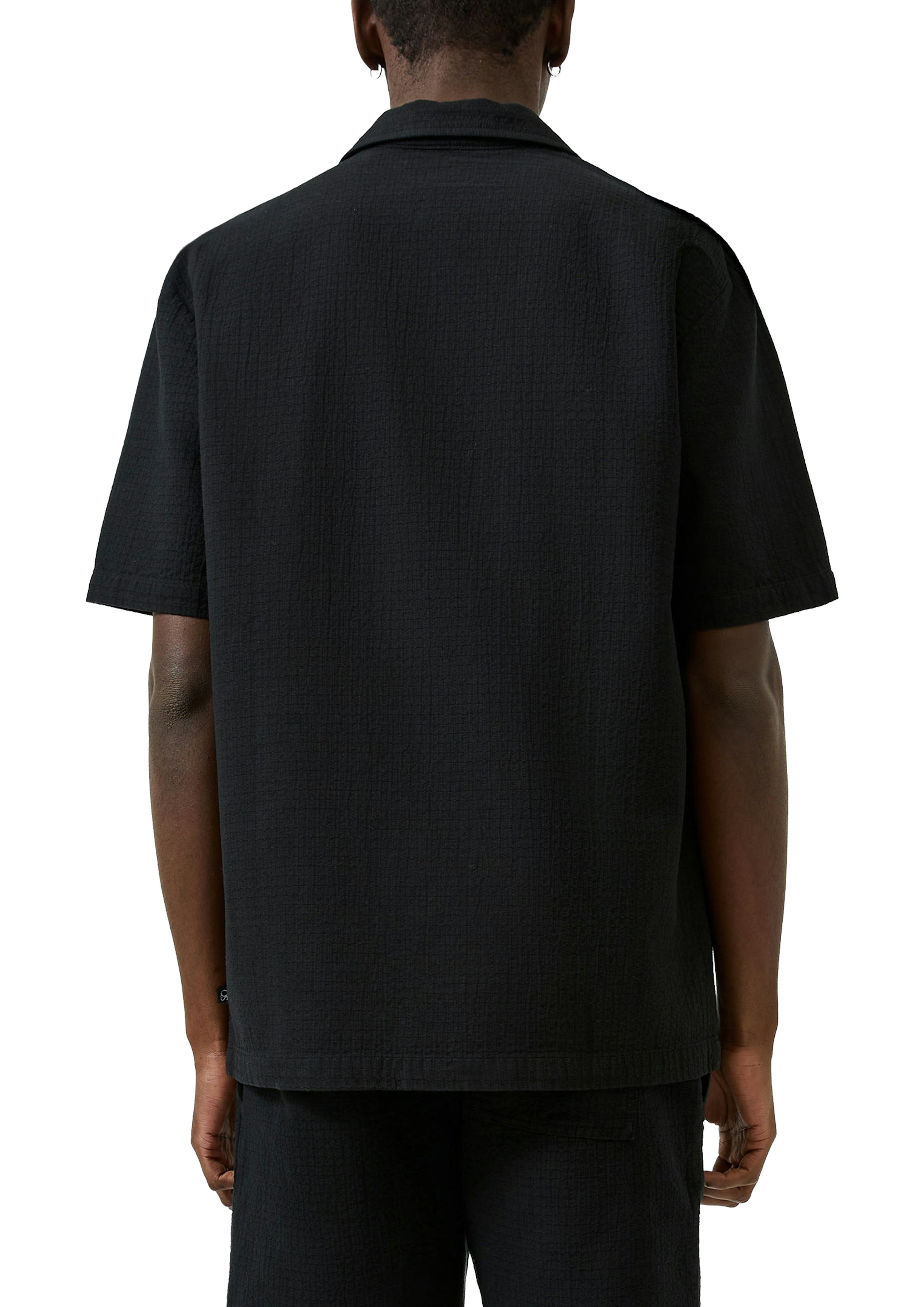 QS by S.Oliver Herren Hemden kurz Grey/Black