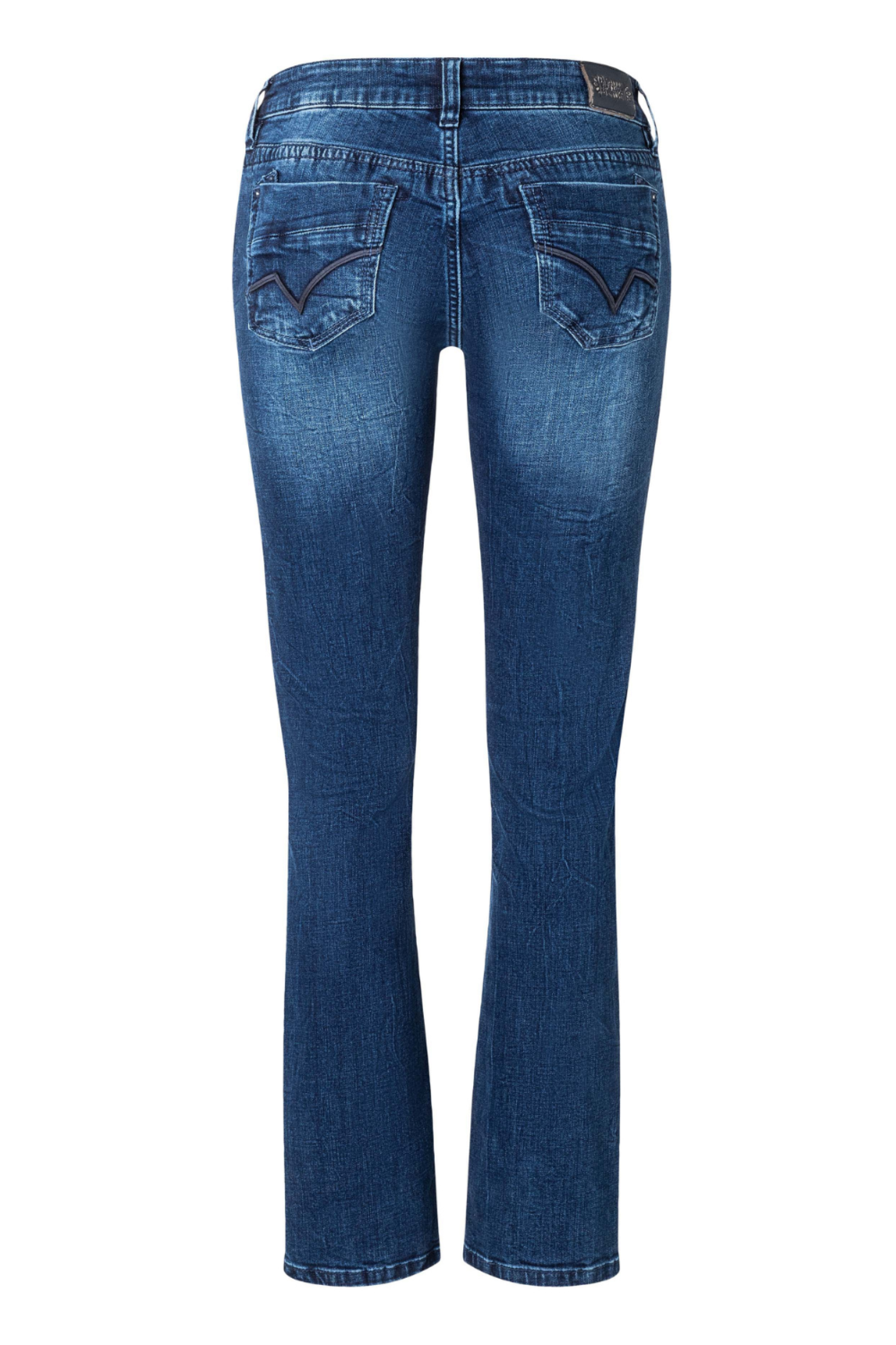 Timezone Damen Jeans  Lush Blue