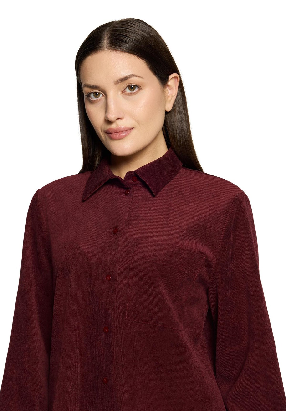 Betty & Co Damen Blusen kurz Fall Burgundy