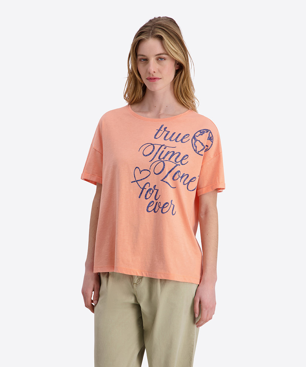 Timezone Damen T-Shirts  Papaya Or
