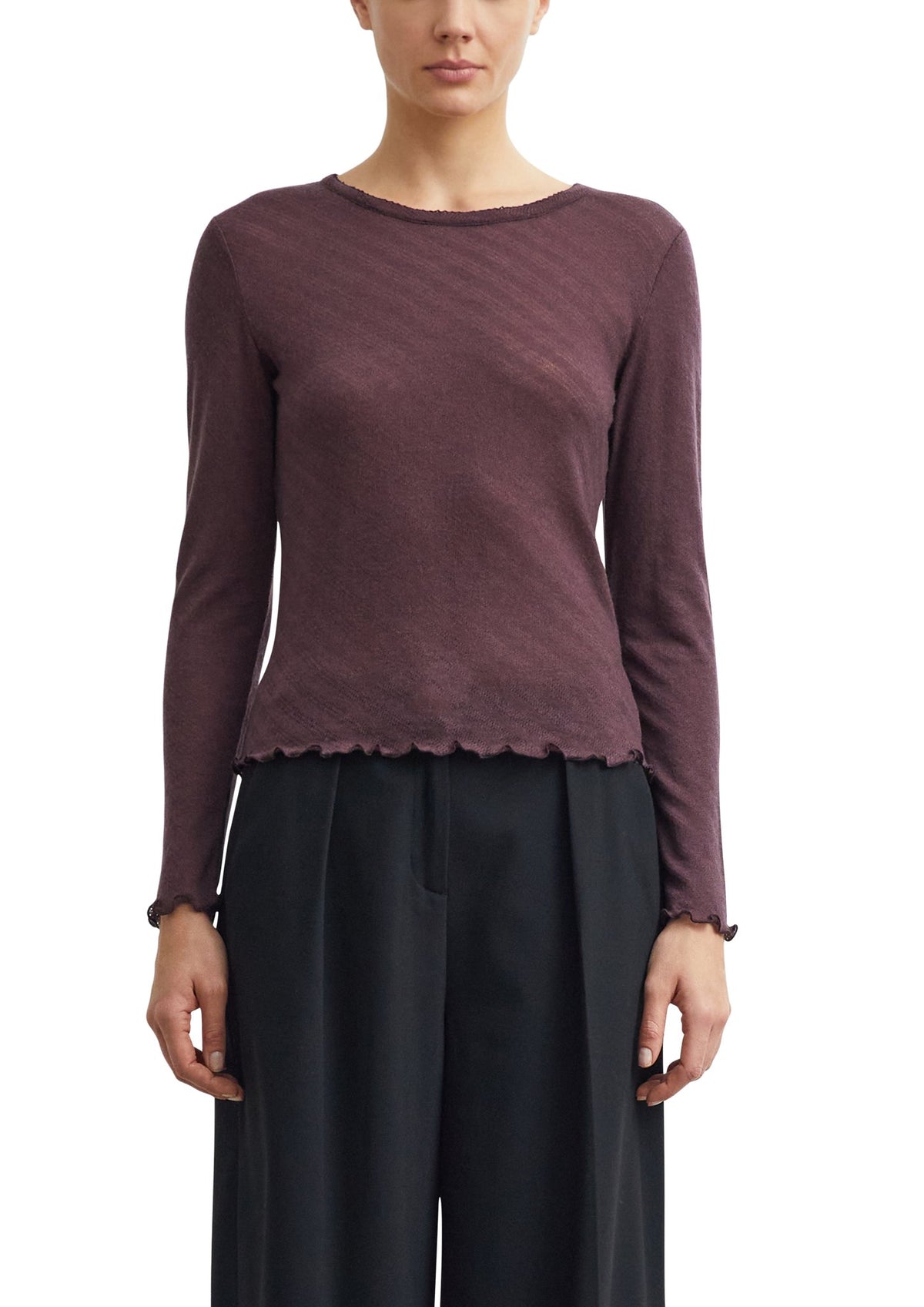 Comma Damen T-Shirts  Lilac/Pink