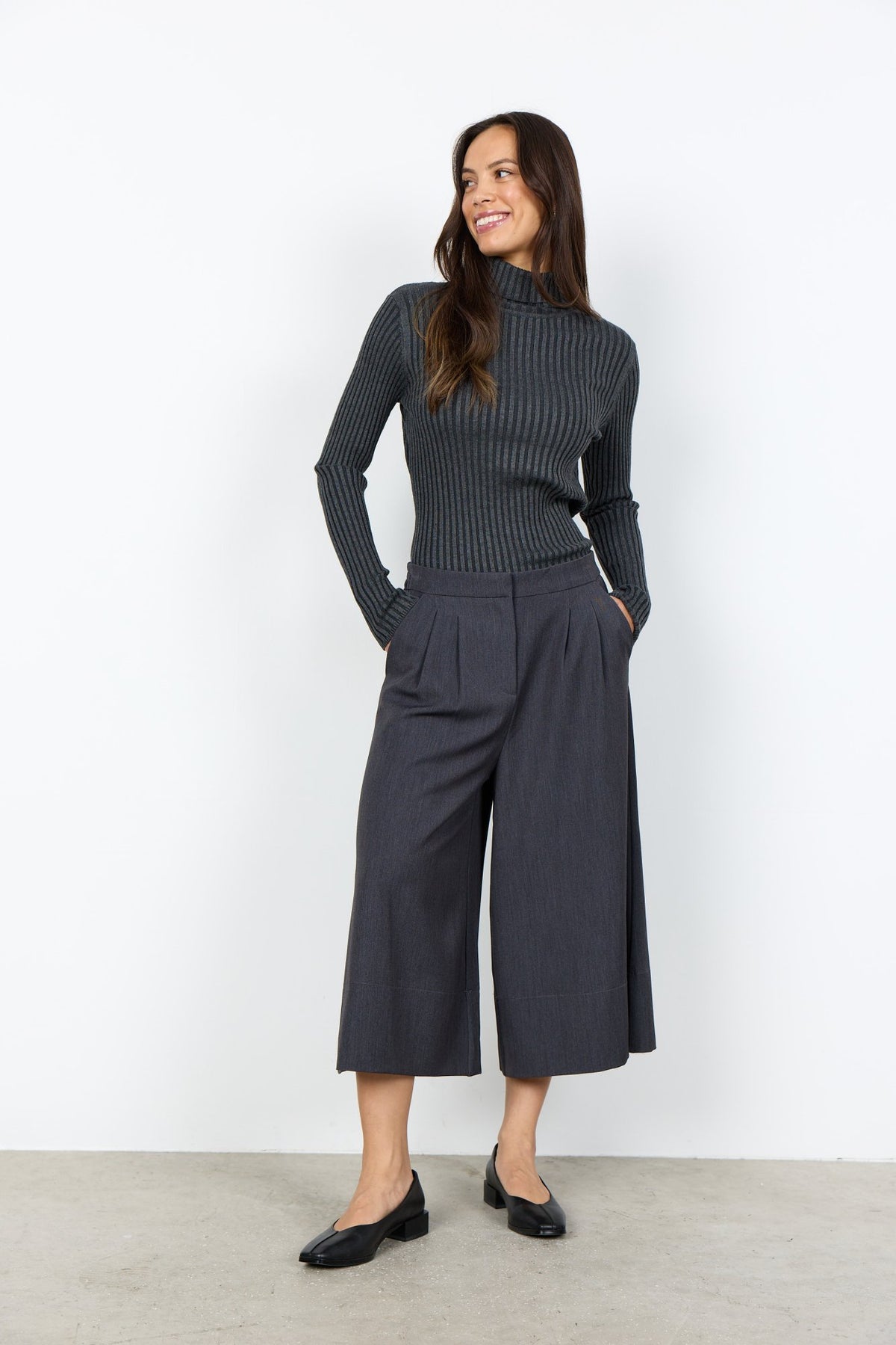 Soya Concept Damen Shorts Dark Earth Mela